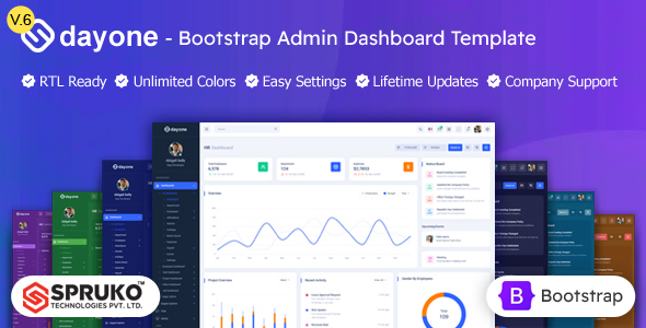 Dayone - HTML Bootstrap Admin Dashboard Template 2 Dayone - HTML Bootstrap Admin Dashboard Template