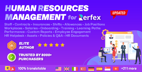 Human Resources Management (HRM) & Workforce Automation module for Perfex CRM