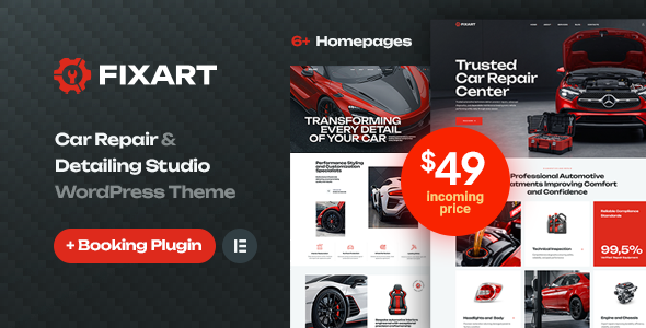 Fixart - Car Repair & Detailing WordPress Theme