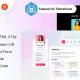 Bostami – Tailwind CSS Portfolio HTML, React, NextJs Template