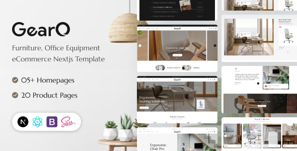 GearO - Furniture, Office Equipment eCommerce Nextjs Template 2 GearO - Furniture, Office Equipment eCommerce Nextjs Template