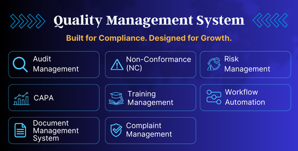 ISO Audit & CAPA Management System — Document Control, Risk, Compliance & Workflow