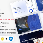Ovan - React Js Multipurpose Business & Corporate Template (Javascript + Typescript)