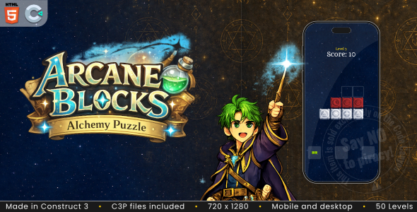 Arcane Blocks - HTML5 Puzzle Game 2 Arcane Blocks - HTML5 Puzzle Game