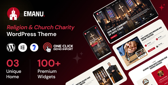 Emanu - Church WordPress Theme 2 Emanu - Church WordPress Theme