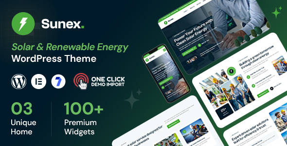 Sunex - Solar WordPress Theme 2 Sunex - Solar WordPress Theme