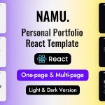 namu personal portfolio react template