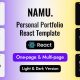 Namu – Personal Portfolio React Template