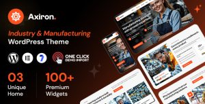 Axiron - Industry & Manufacturing Factory WordPress Theme