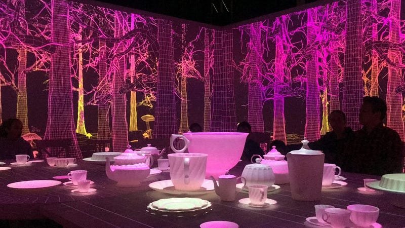 immersive-tea-party-digital-forest-installation