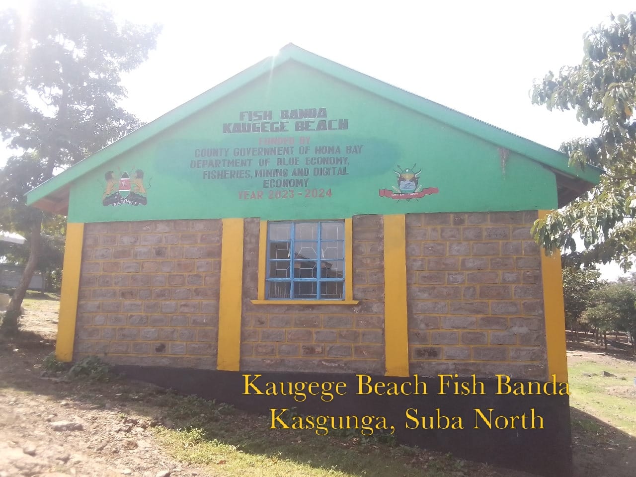 CONSTRUCTION OF KAUGEGE BEACH FISH BANDA