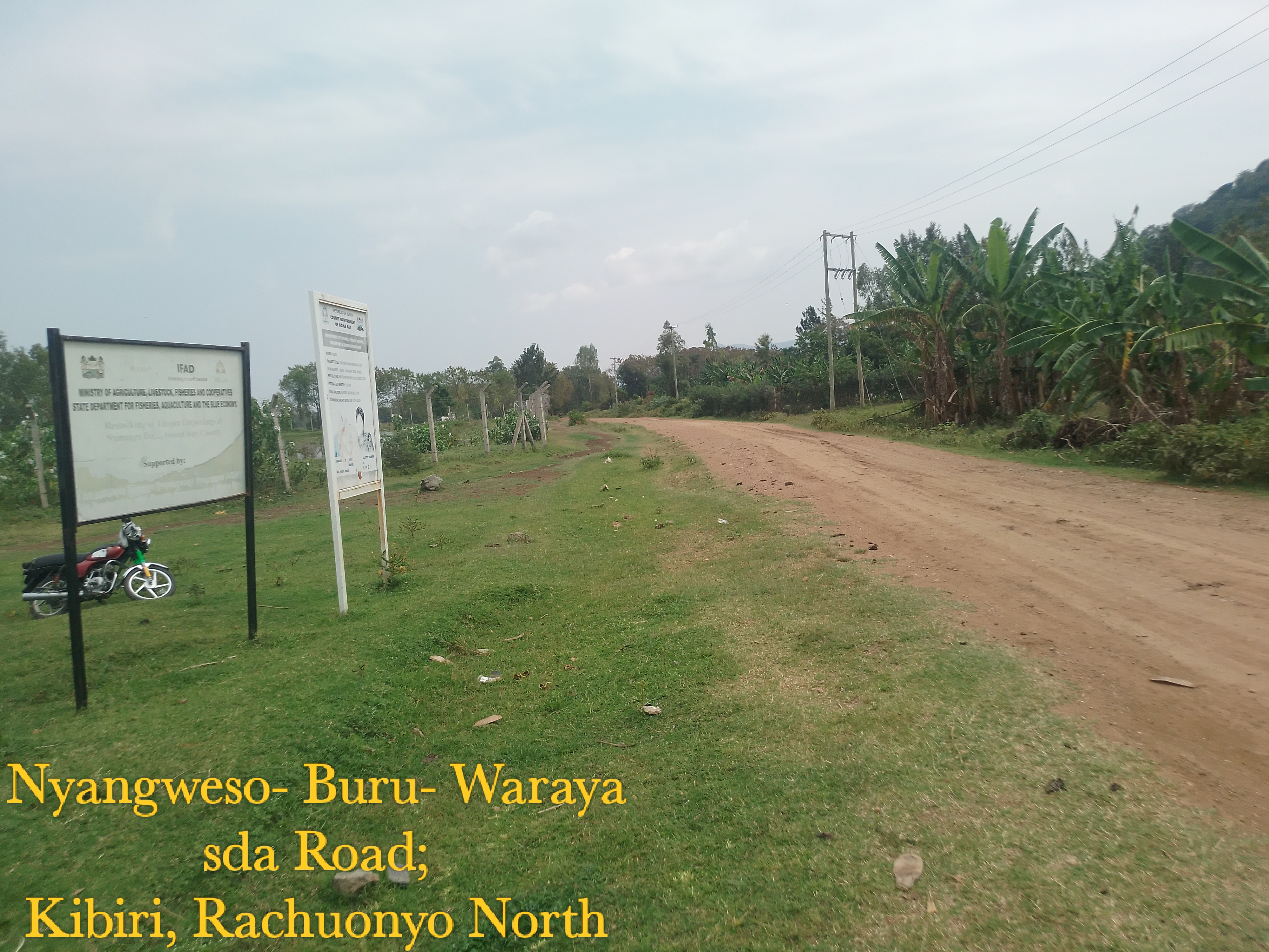 Routine maintenance of Nyangweso- Buru- Waraya sda Road