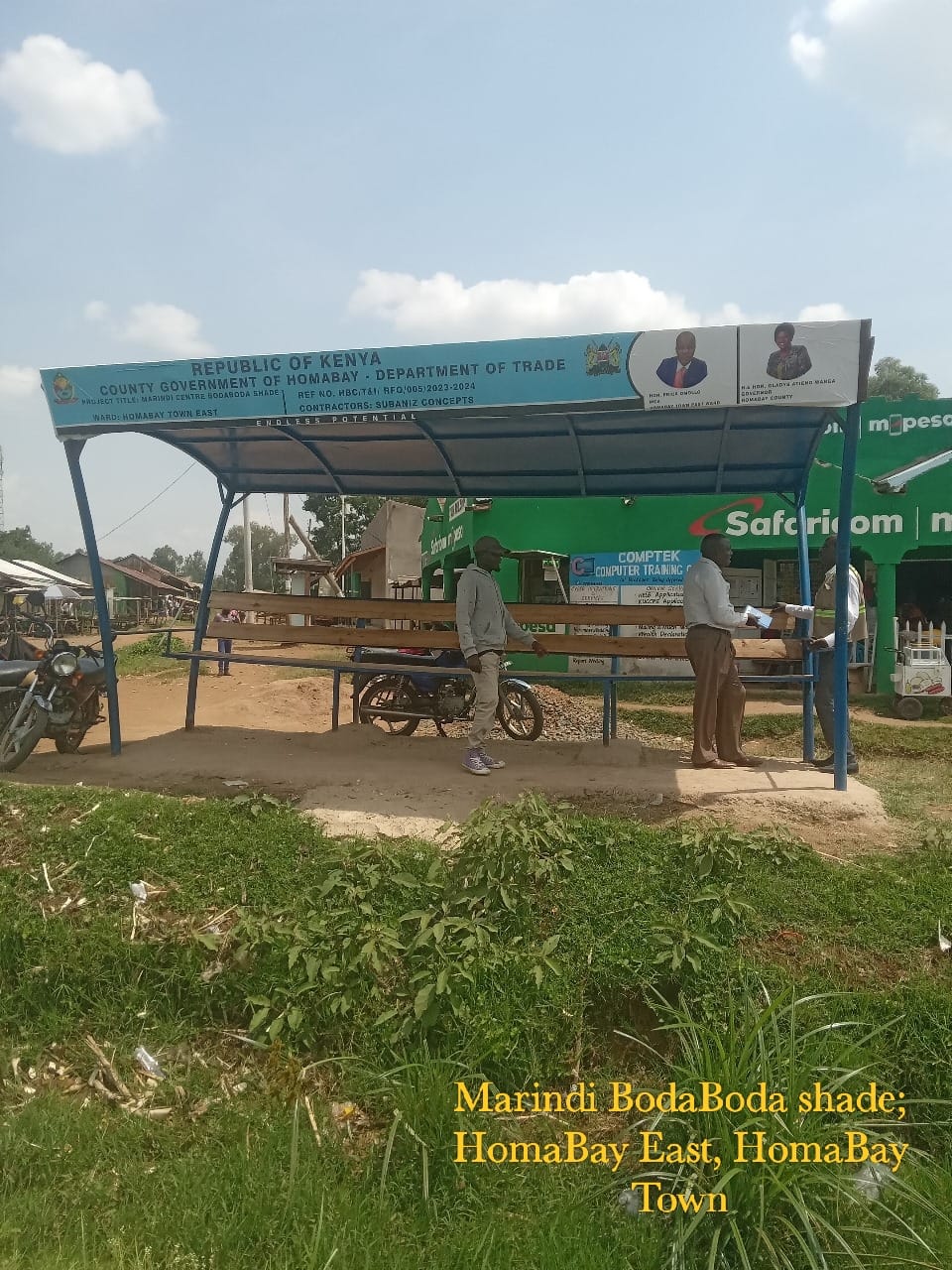 Marindi Boda Boda shade.