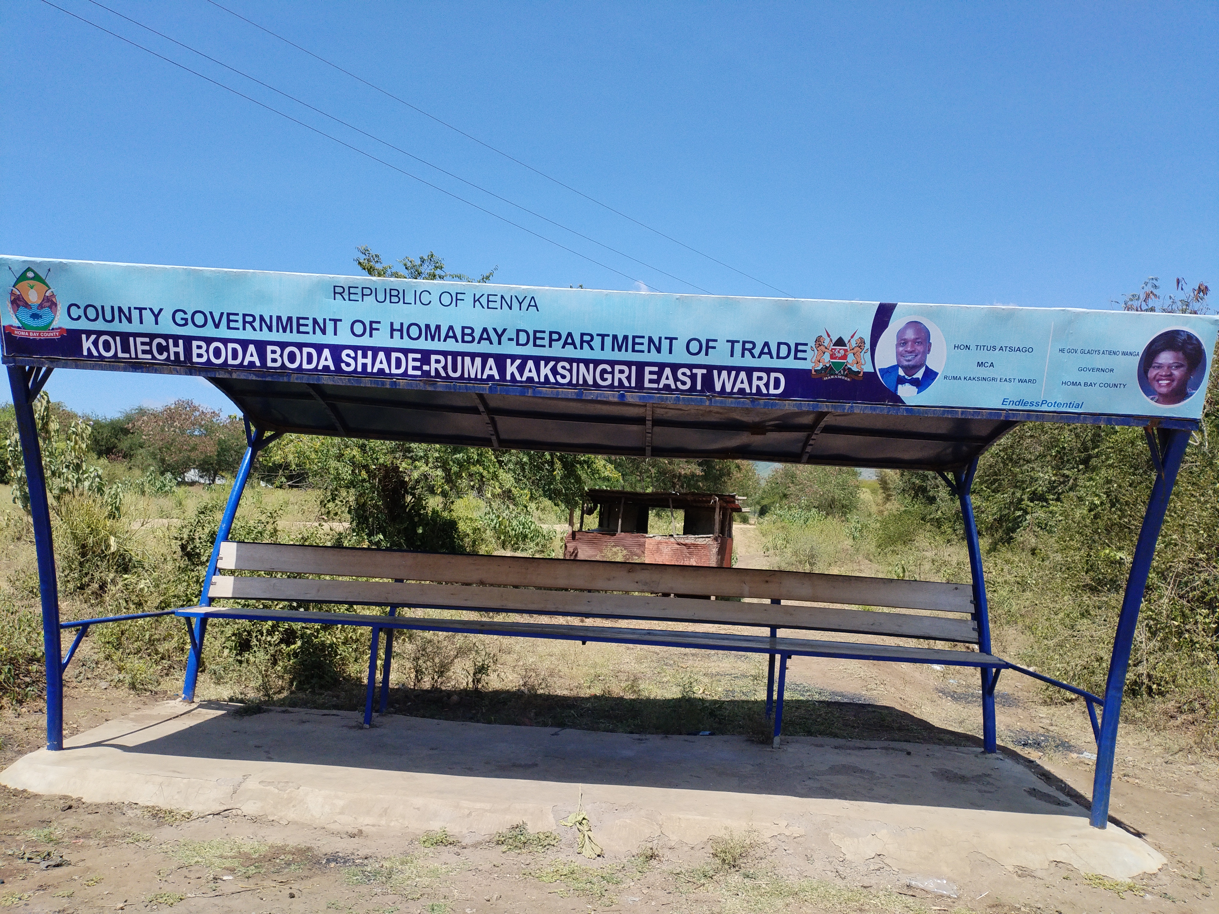 Koliech boda boda shade.