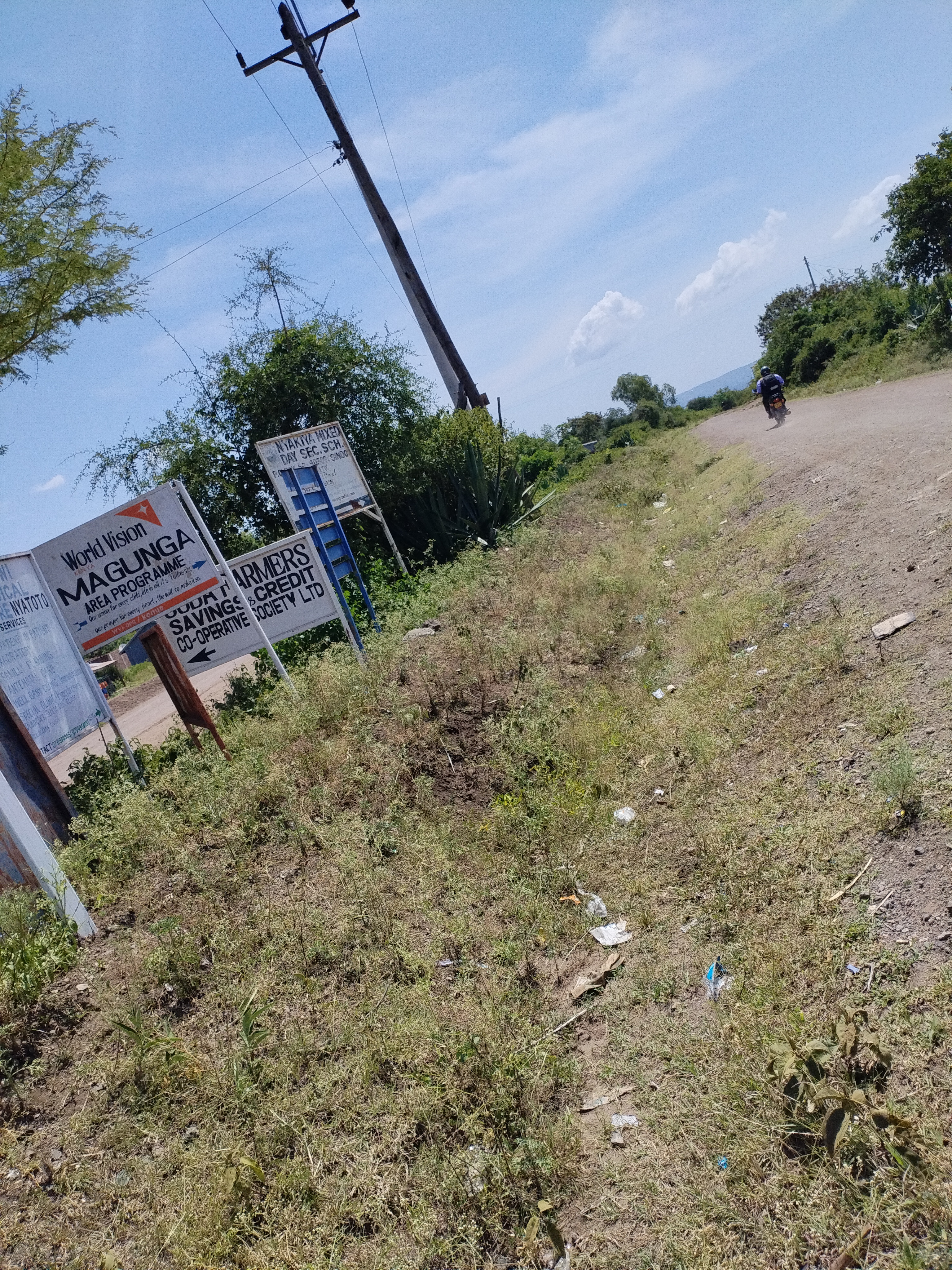 Ruma National Park access road.