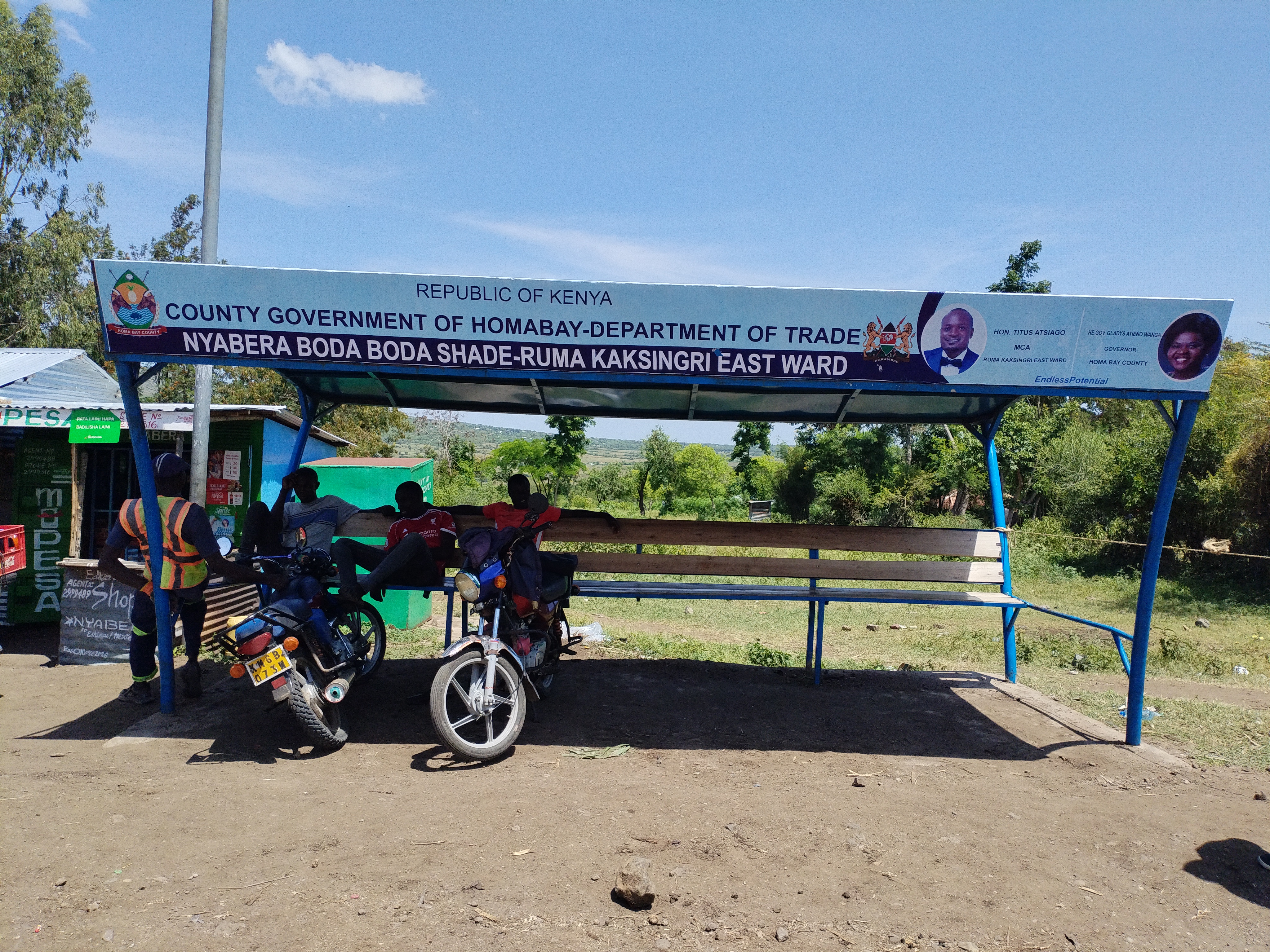 Nyabera boda boda shade