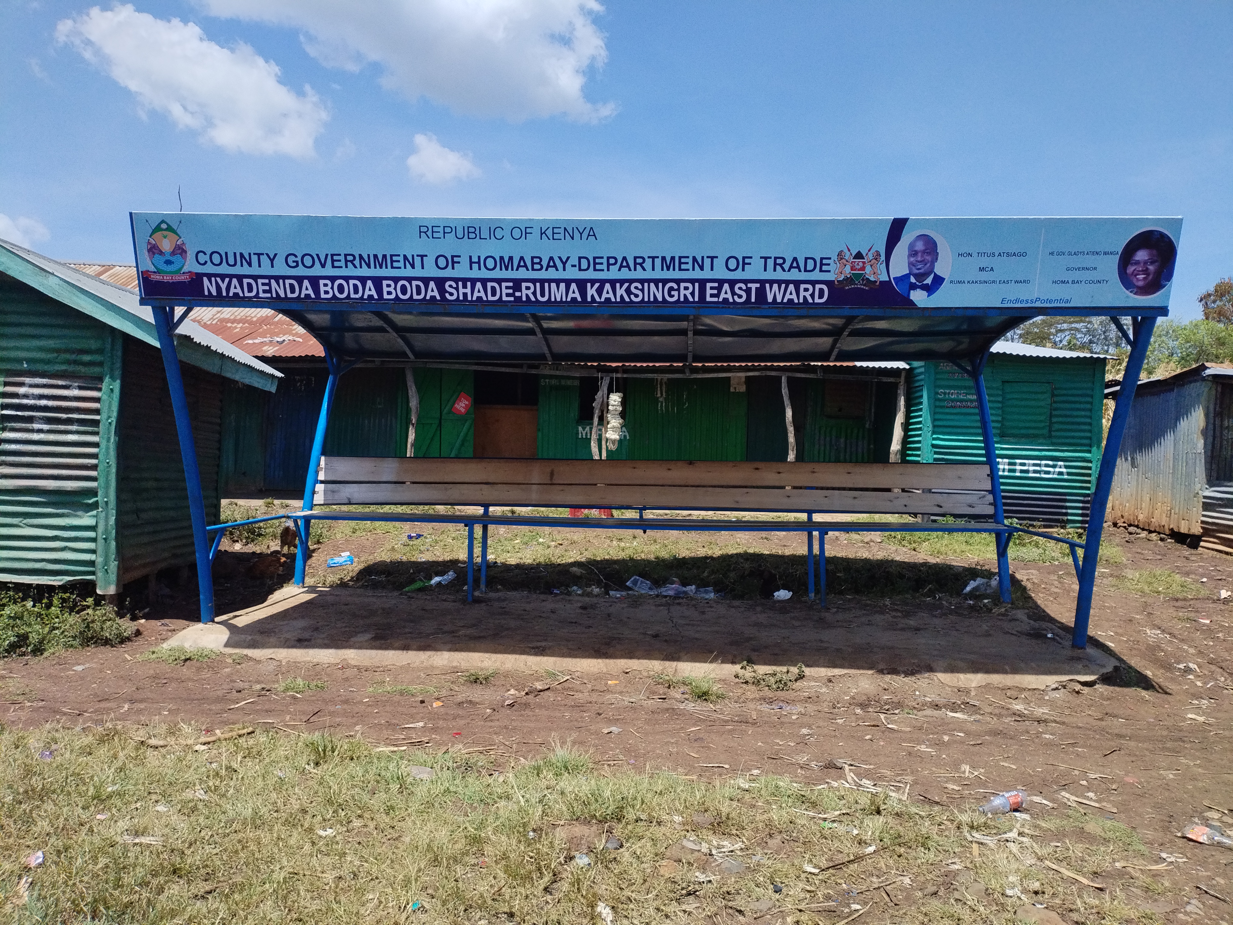 Nyadenda boda boda shade.