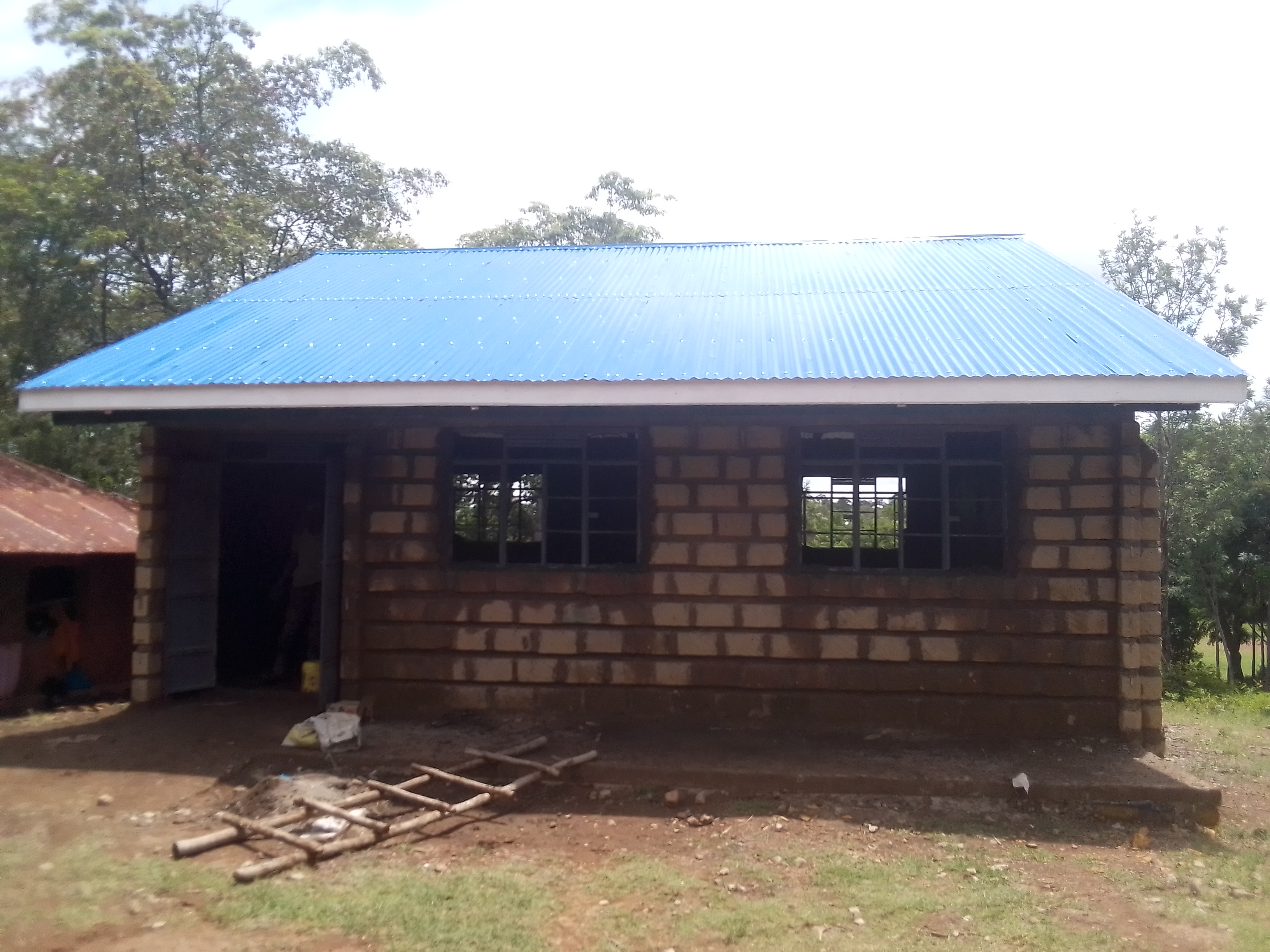 Construction of EYE classroom at Ngegu comprehensive school.