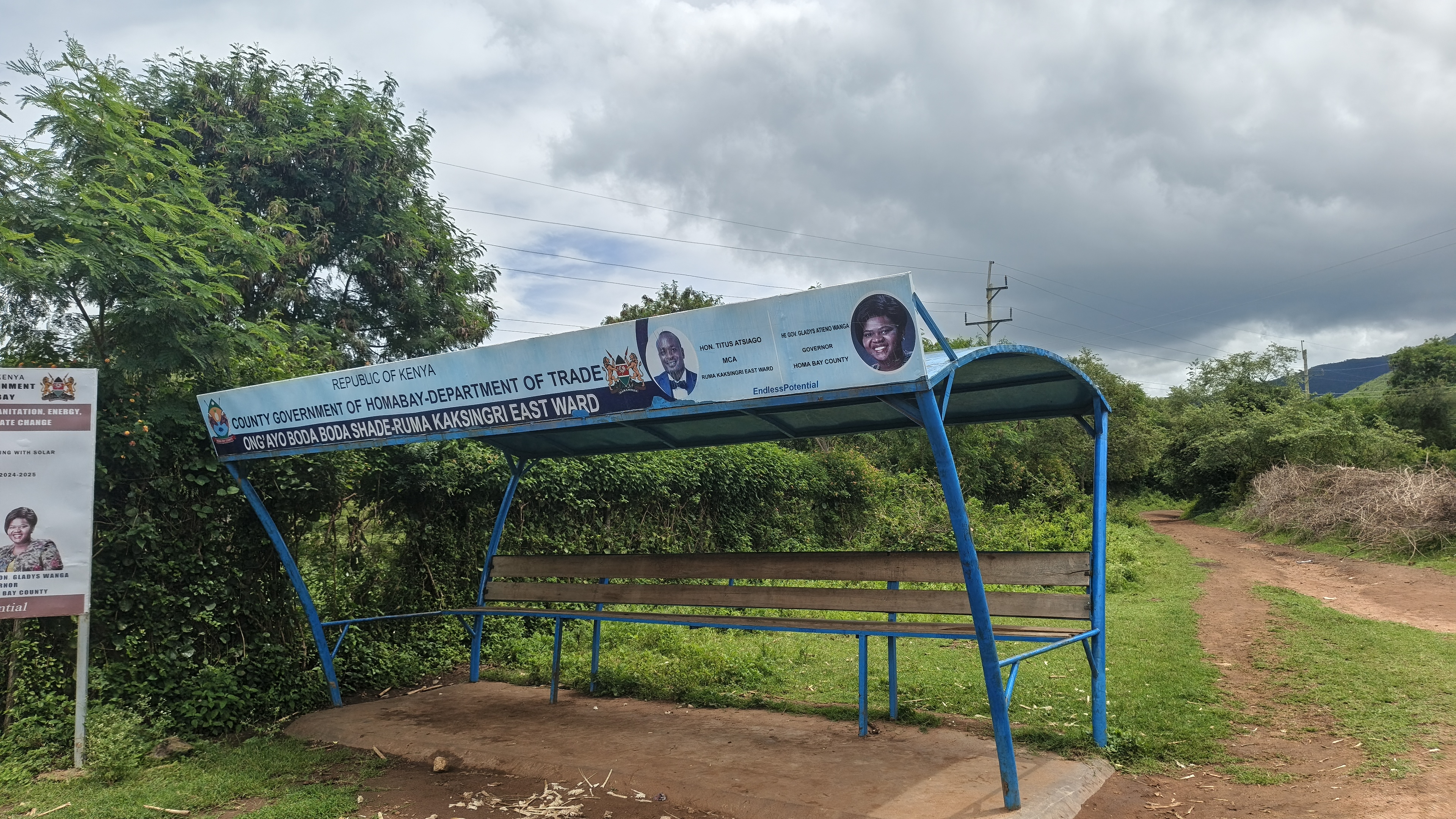 Ongayo bodaboda shade.