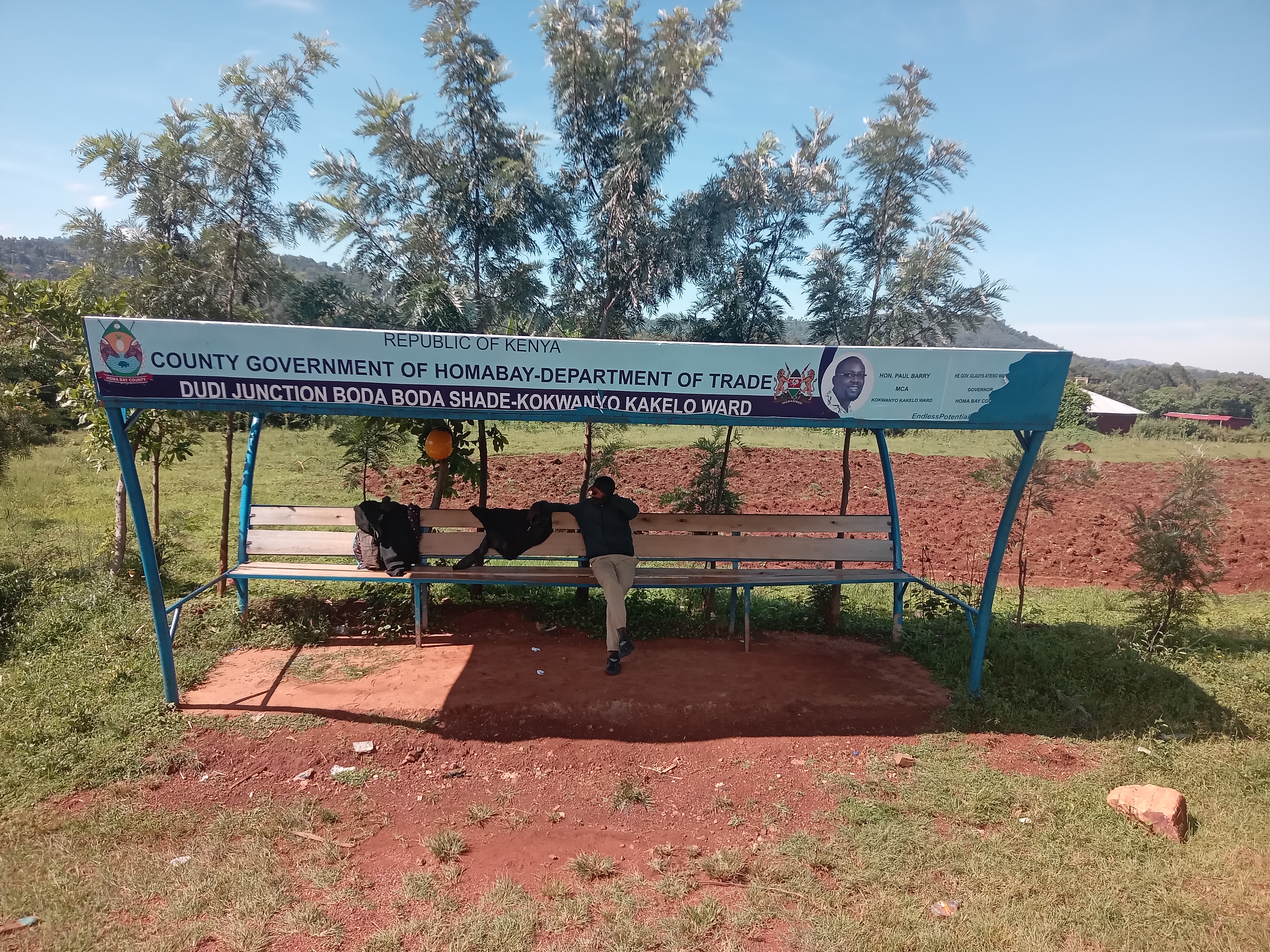 Dudi junction bodaboda shade