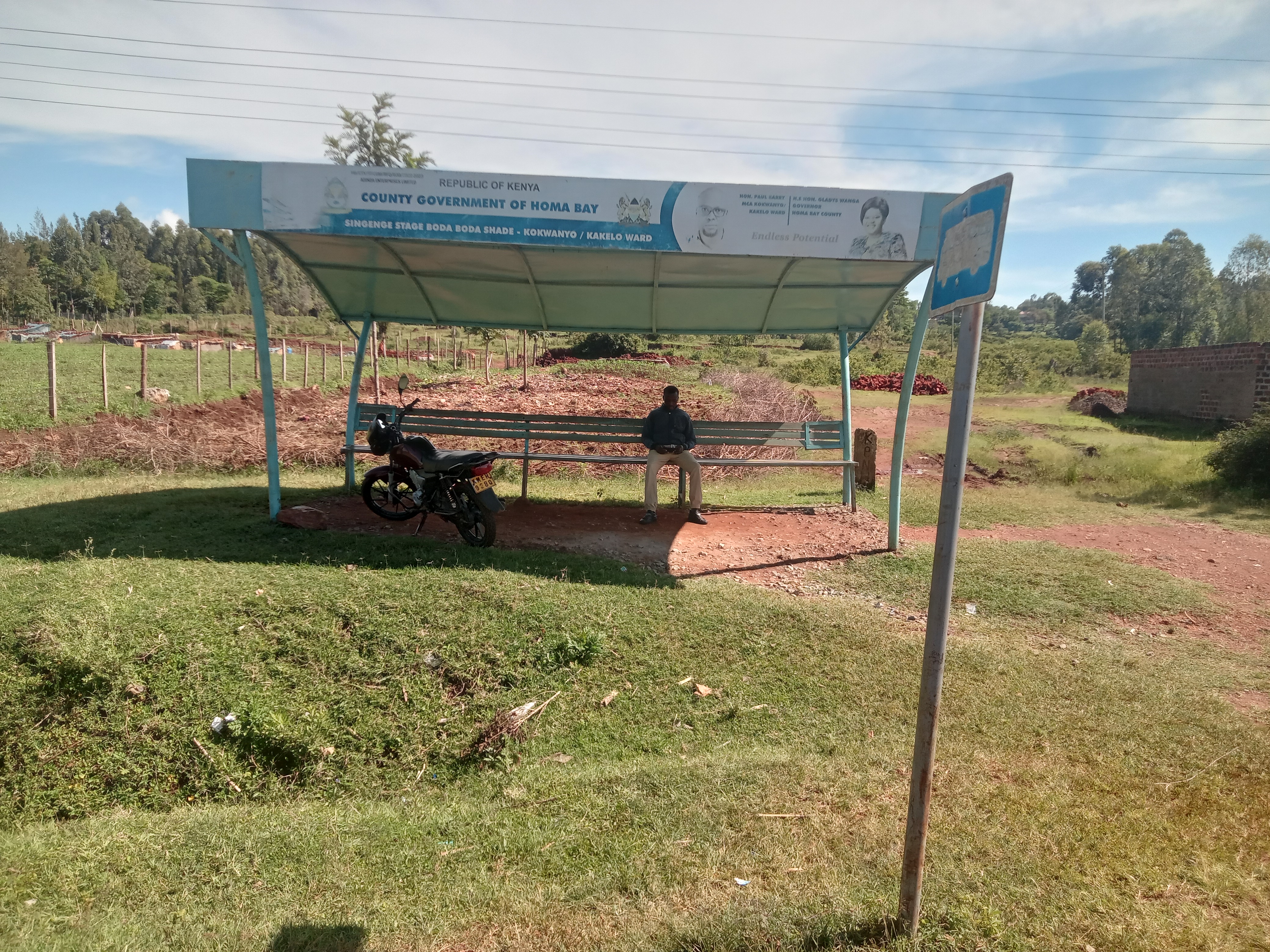 Singenge bodaboda shade