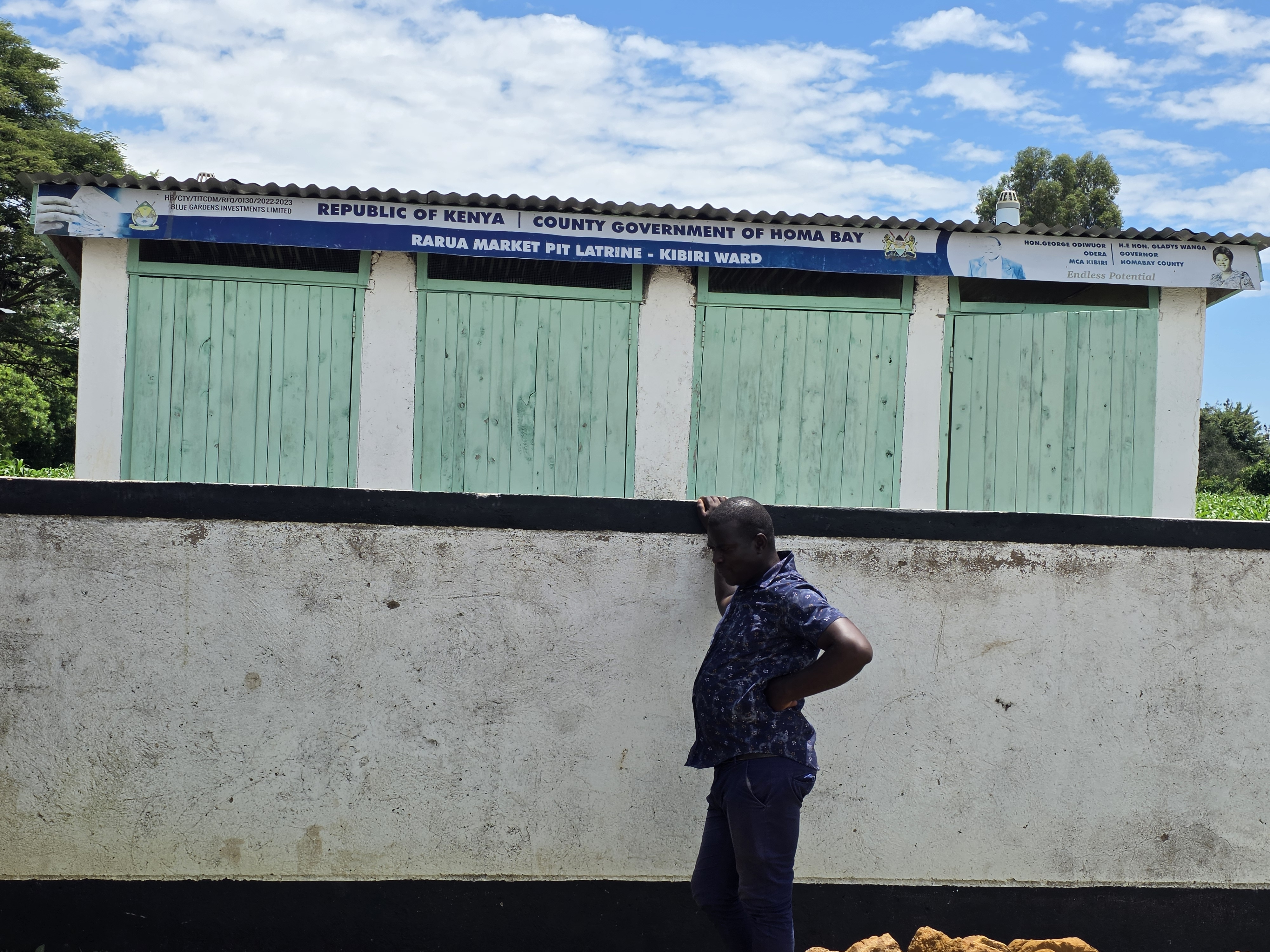 RARUA MARKET PIT LATRINE
