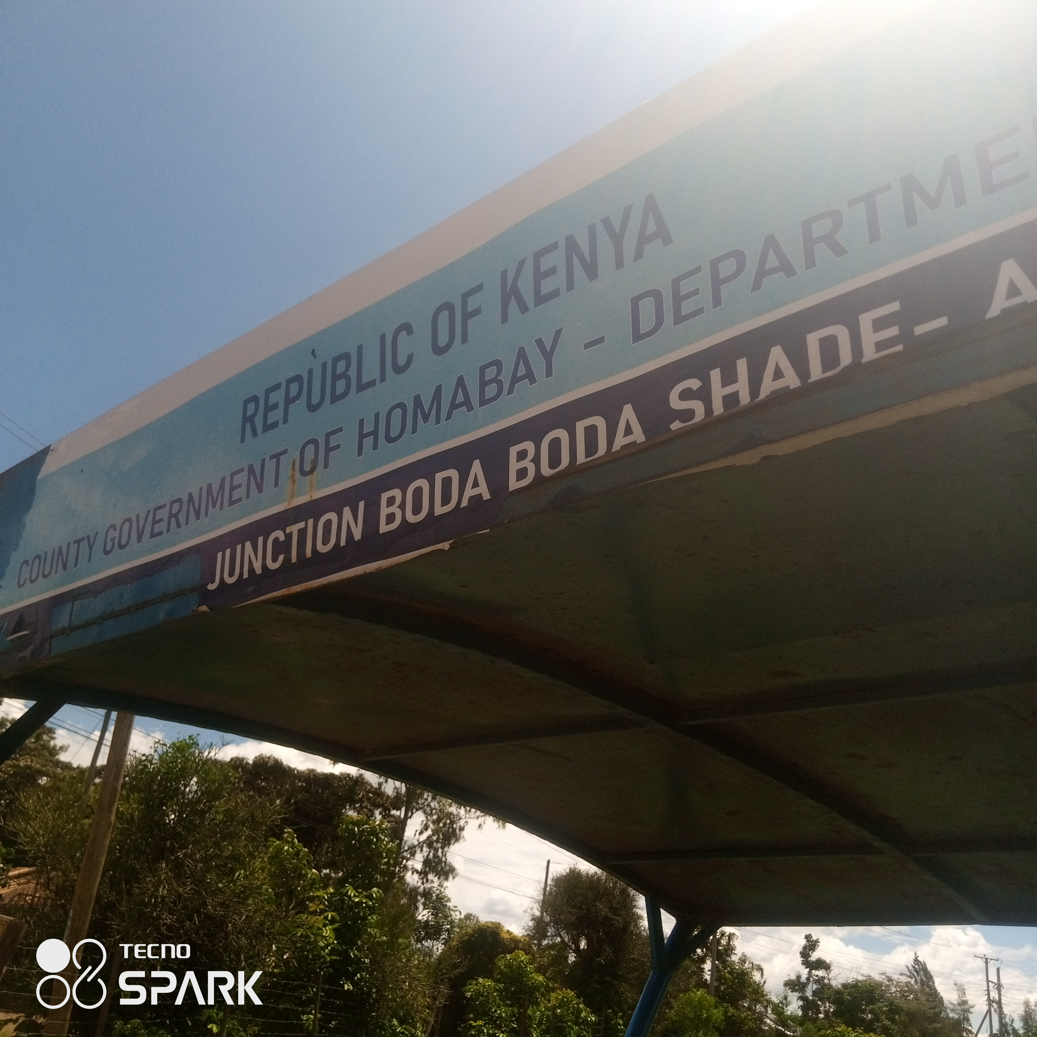 Kalakuodhi boda boda shade.