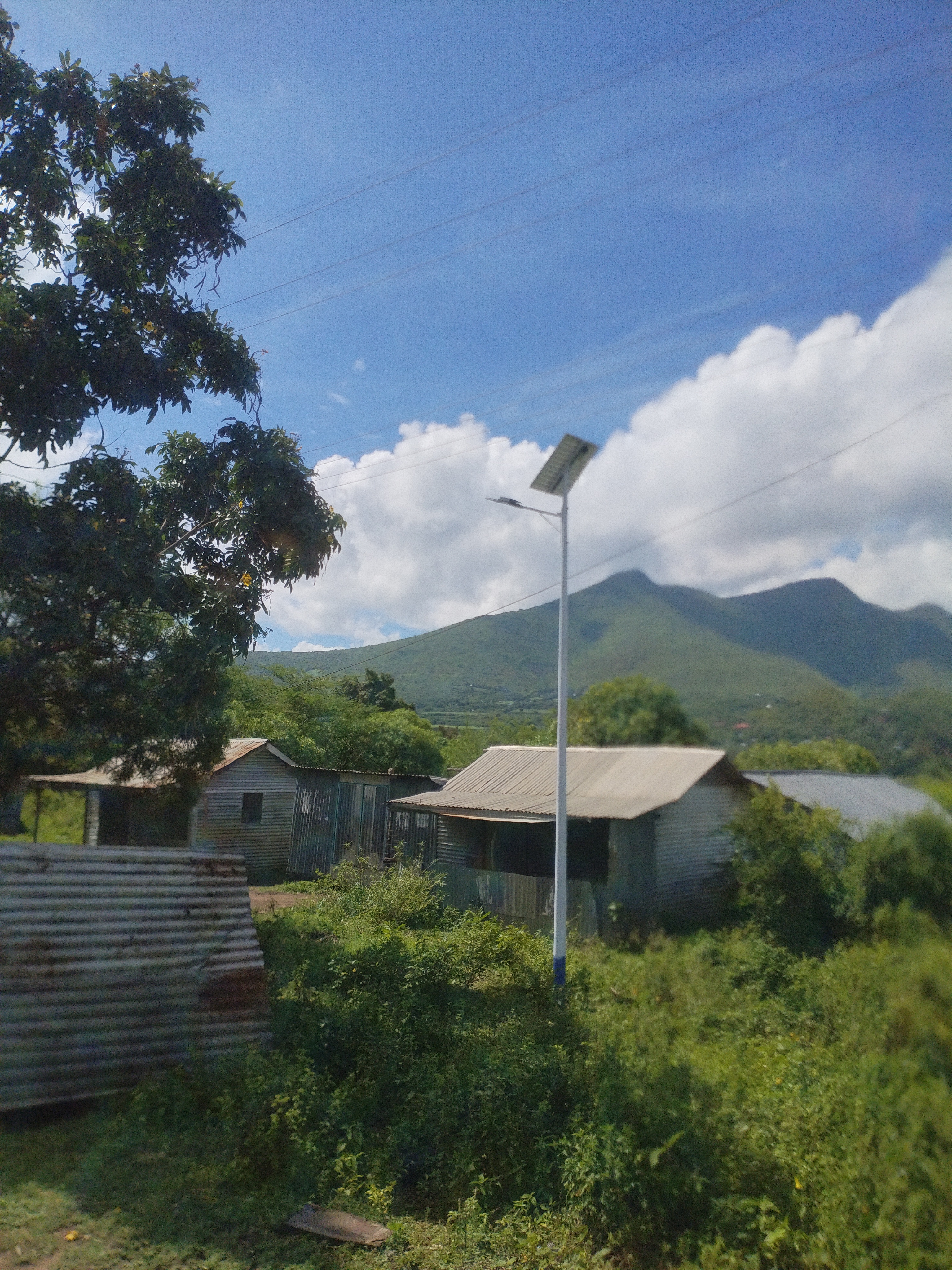 Onywera market solar light.