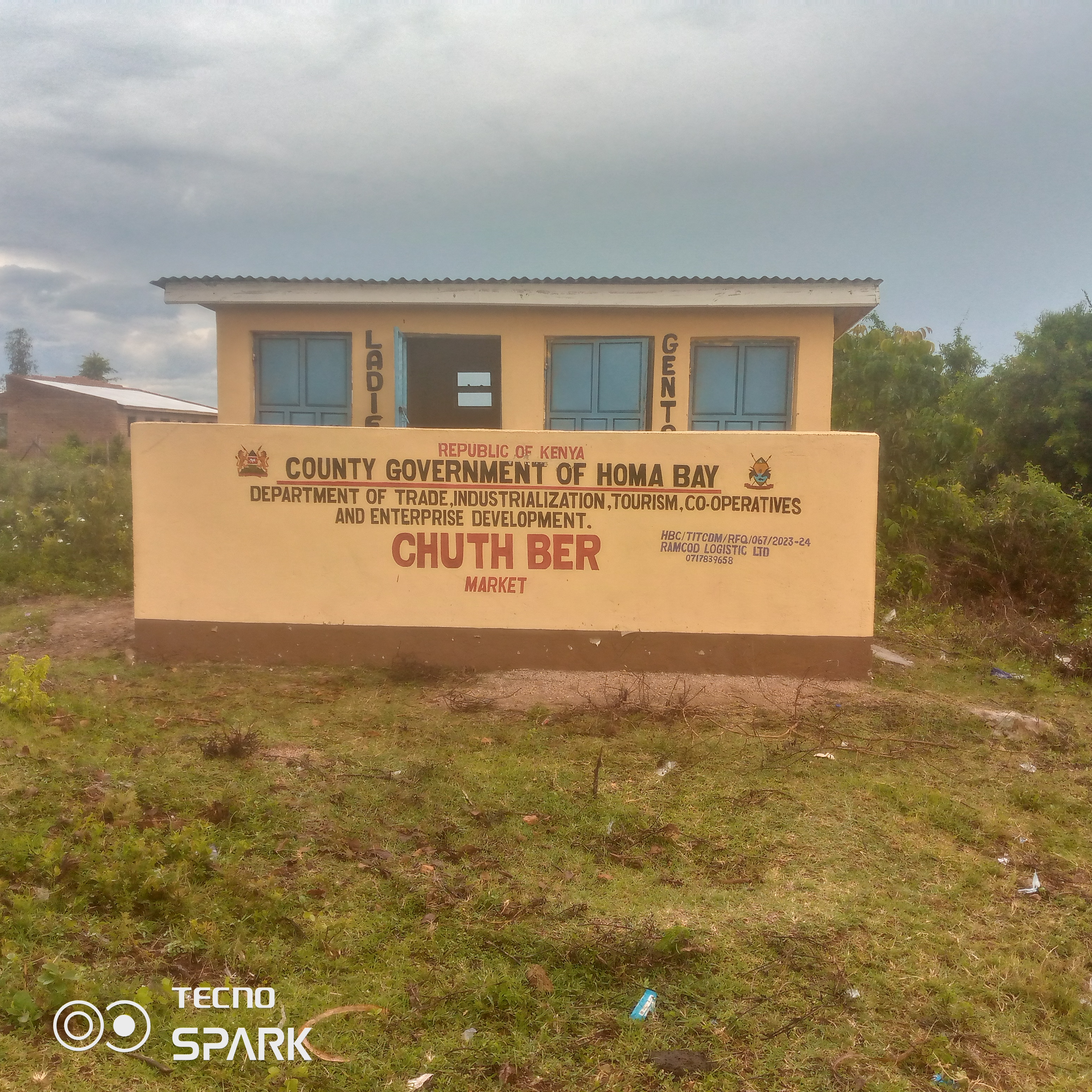 Chute ber market toilet