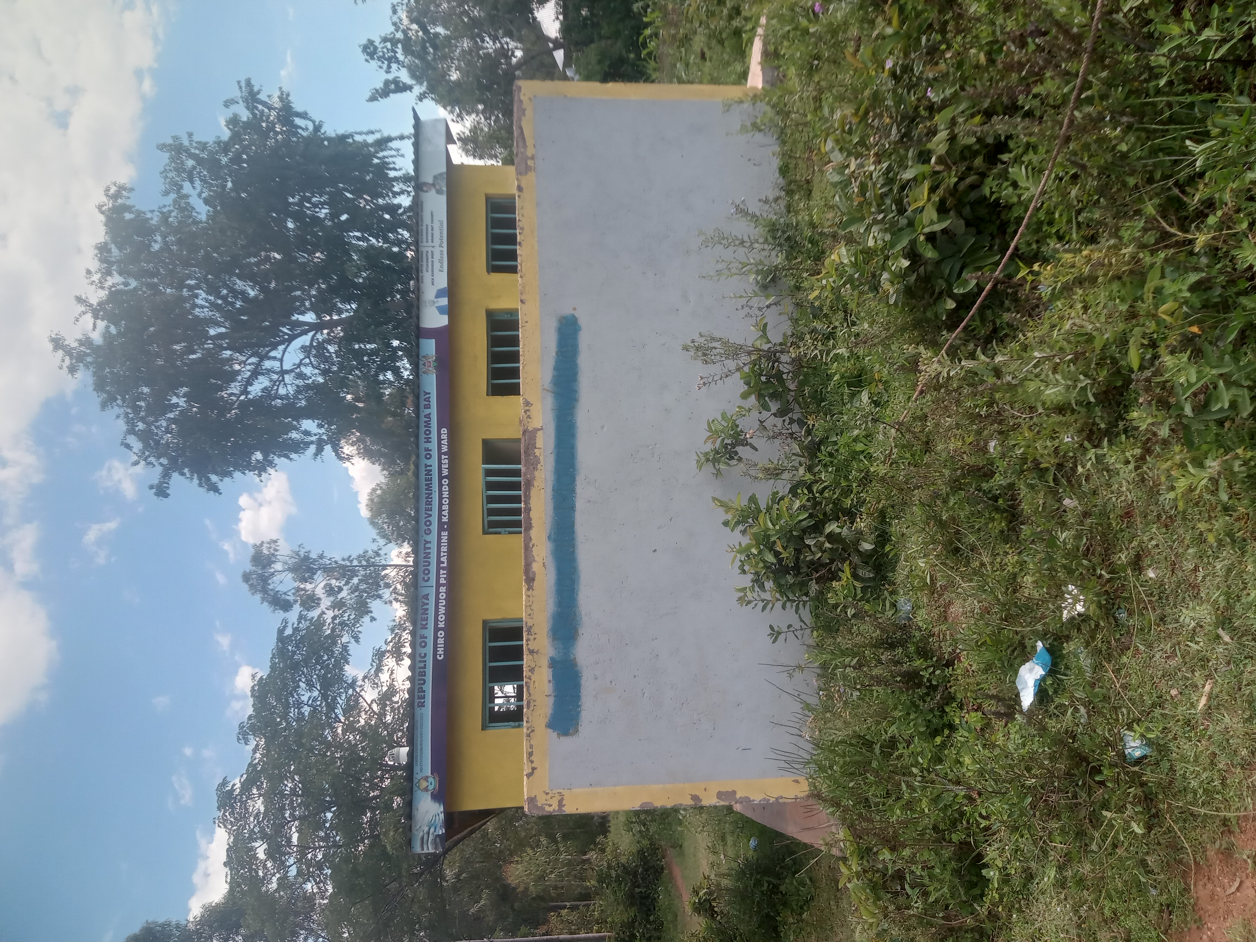 Chiro Kowuor 4 doors pit latrine