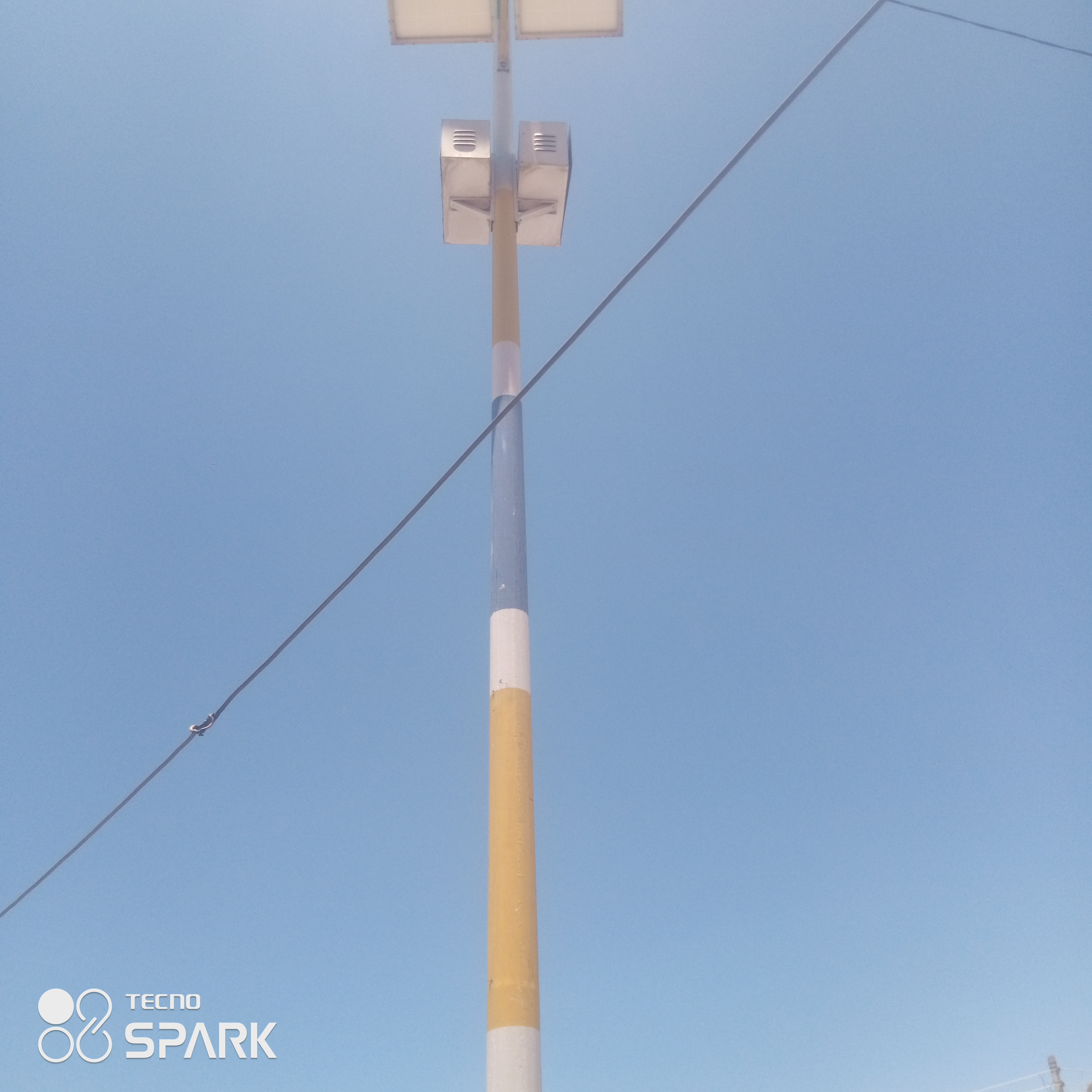 Solar light at Rodi market