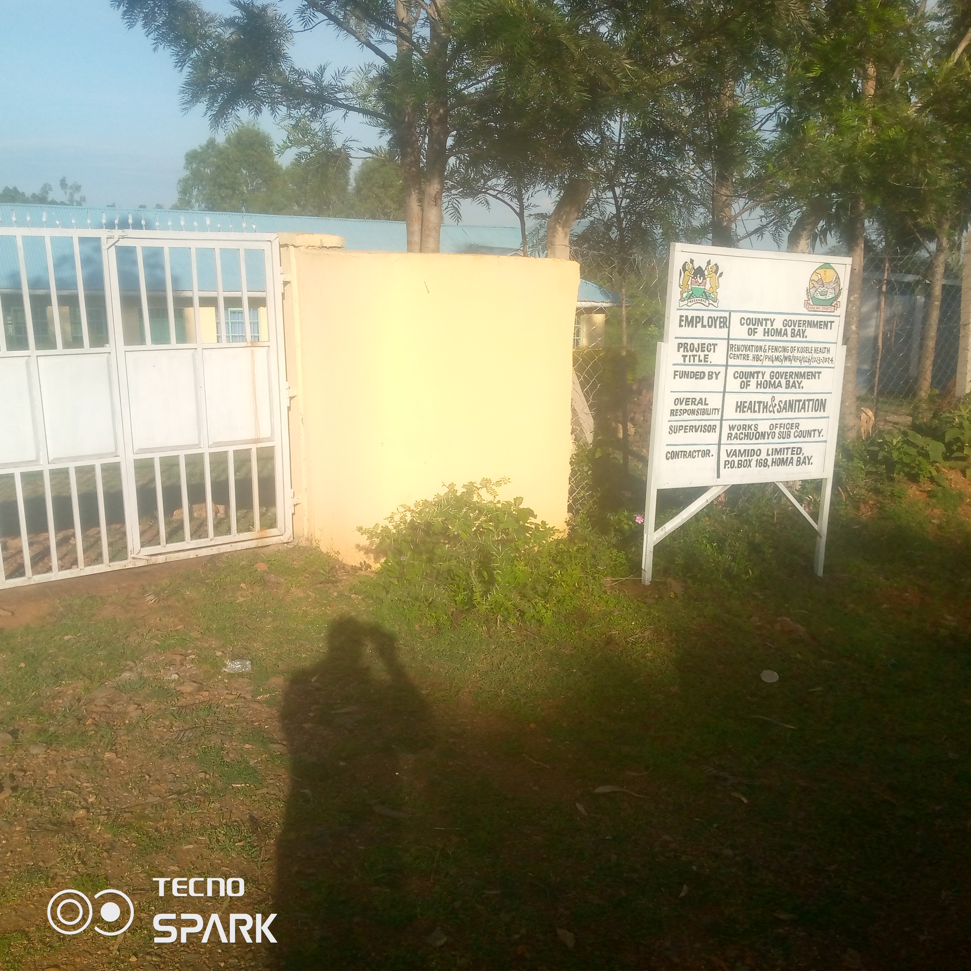 Renovation & fencing of kosele health center