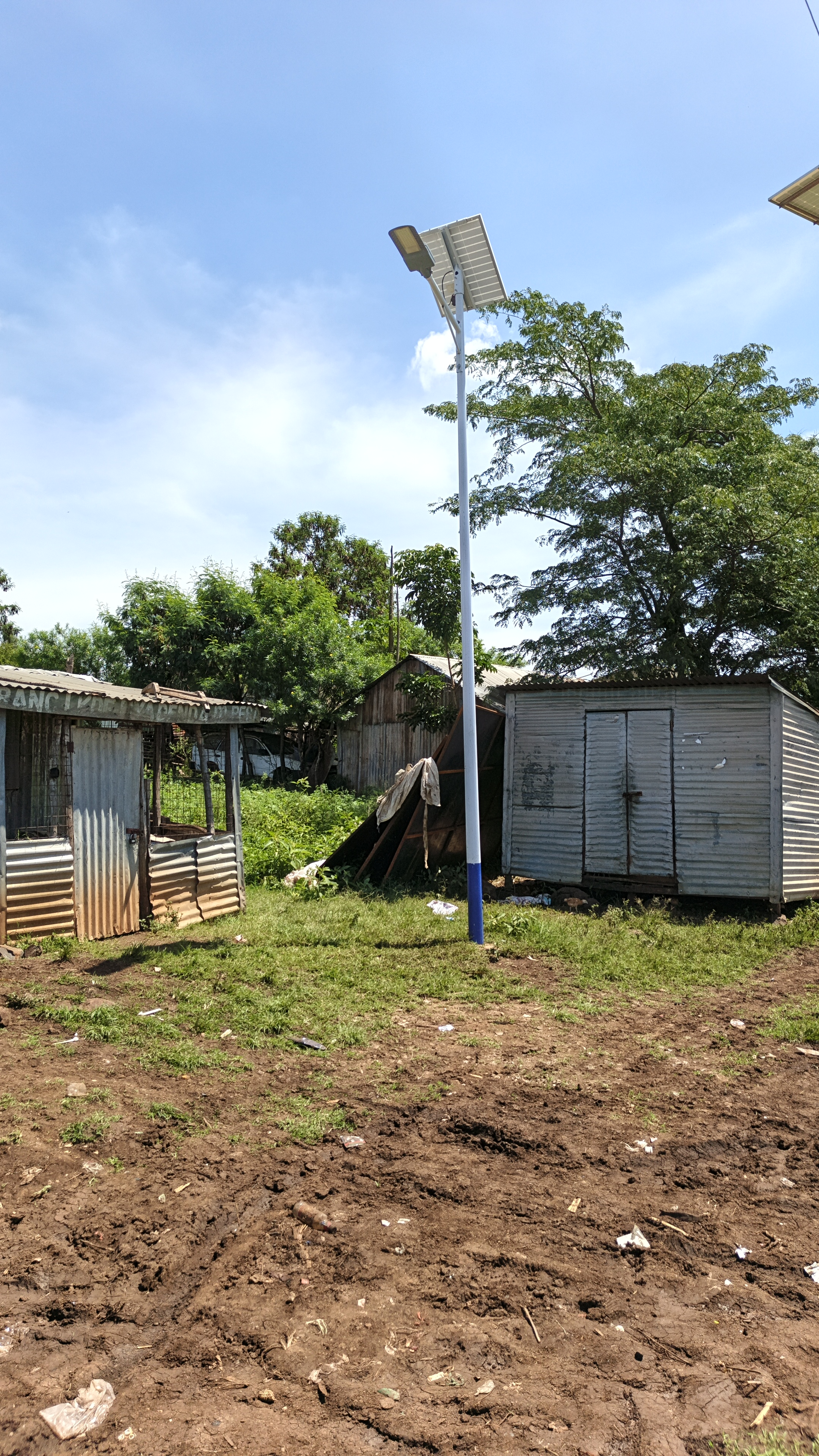 Nyadenda market solar light