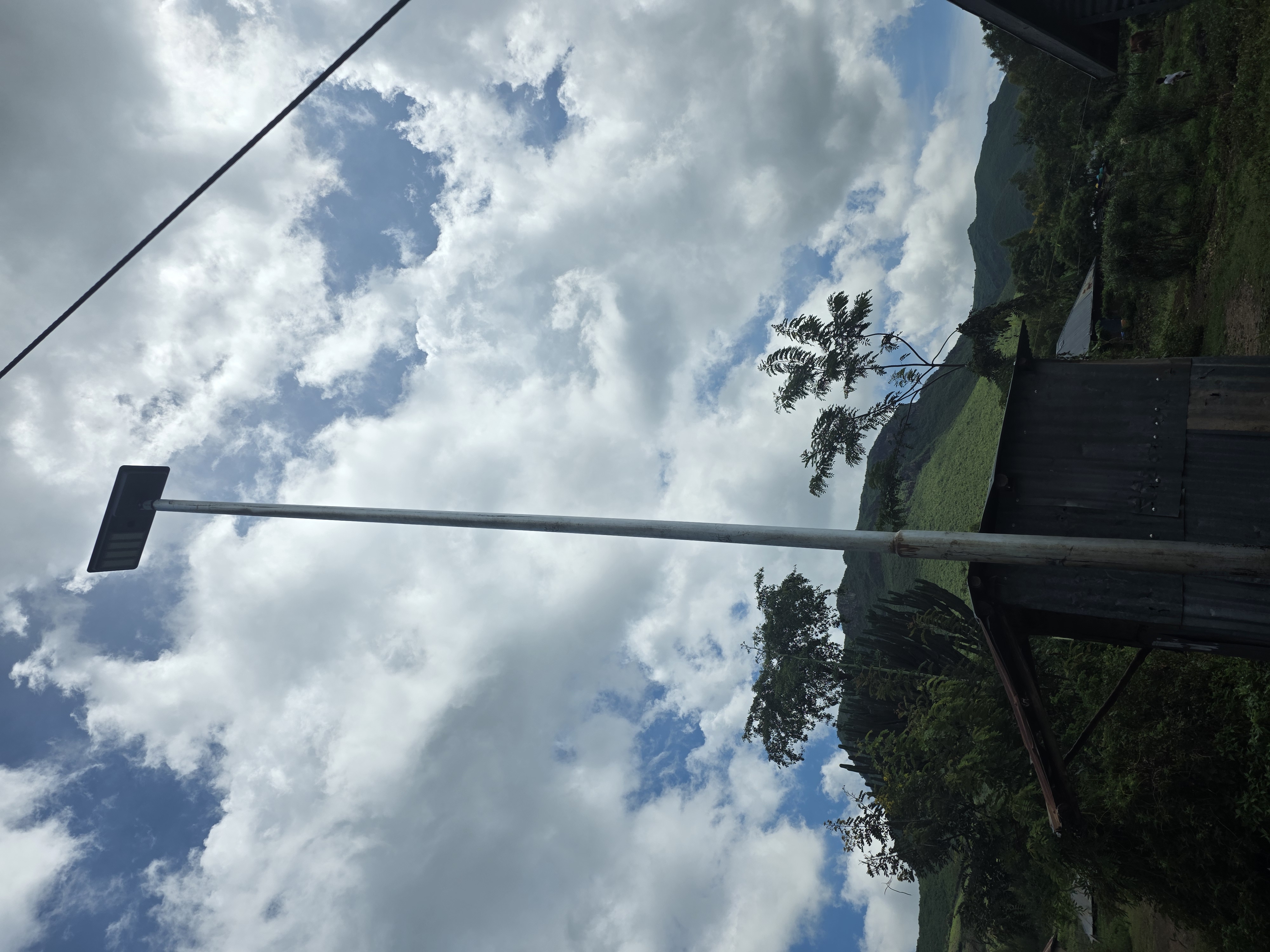 INSTALATION OF A SOLAR LIGHT AT OCHOL MARKET