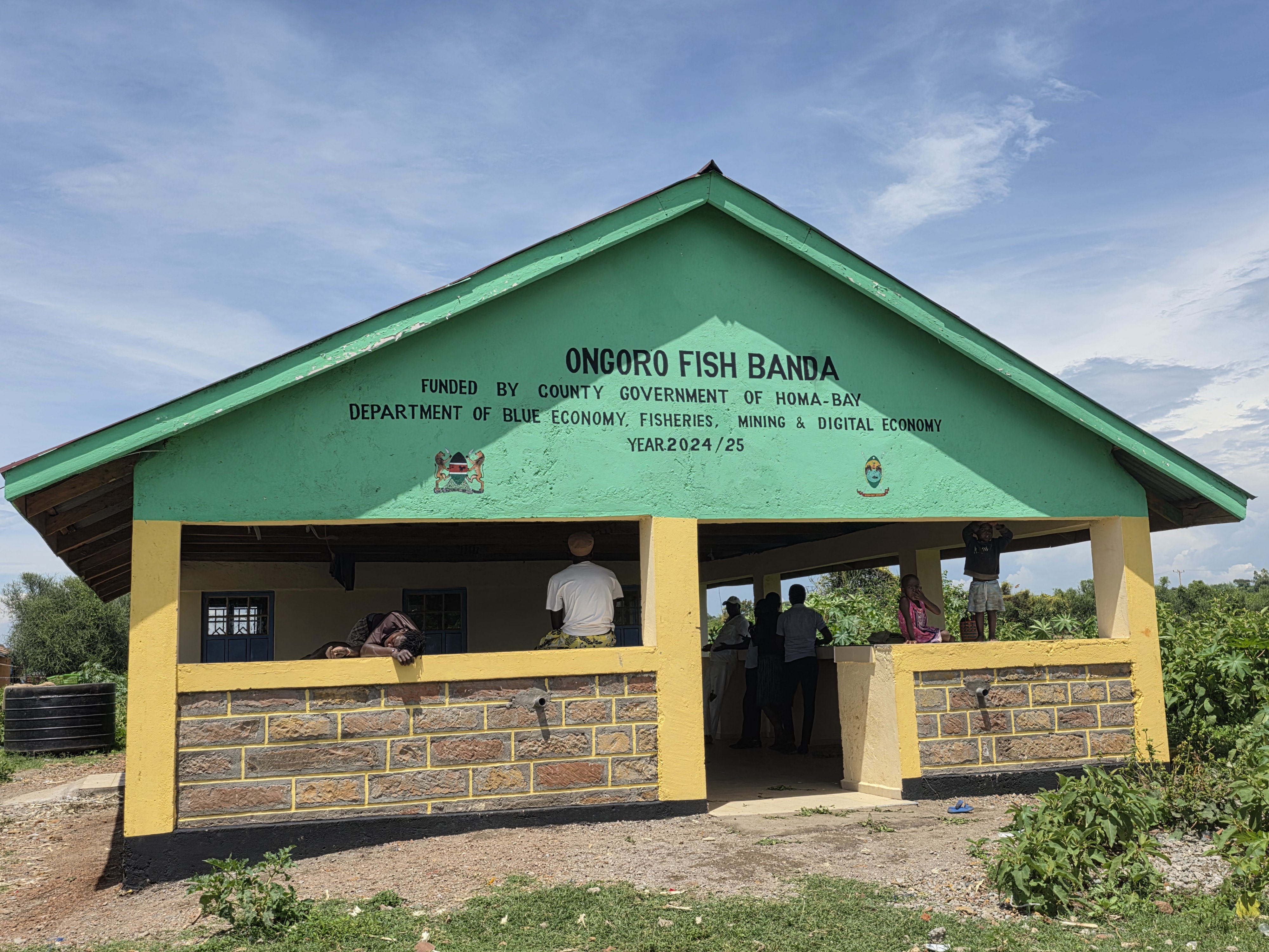 CONSTRUCTION OF ONGORO BEACH FISH BANDA