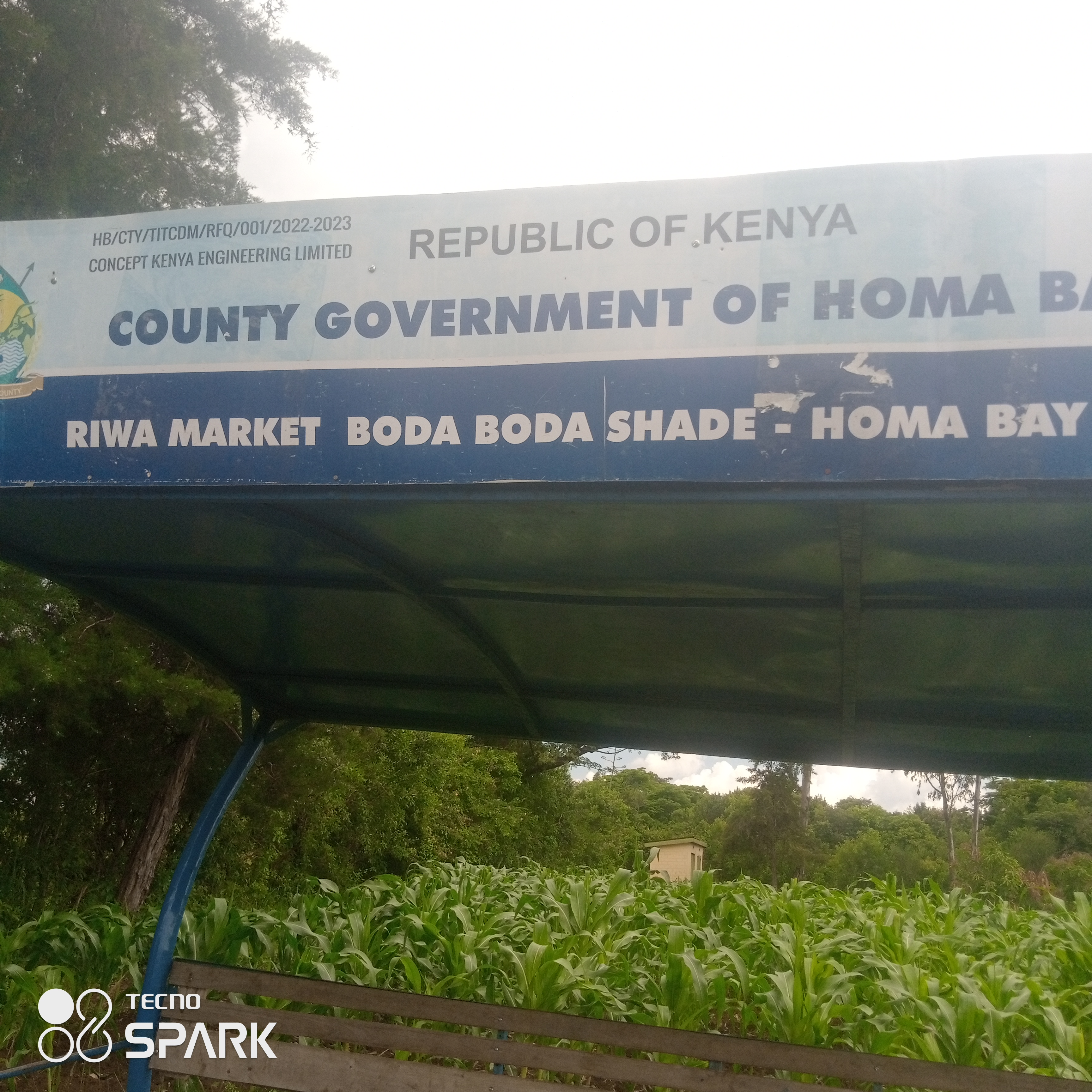 Riwa  market bodaboda shade