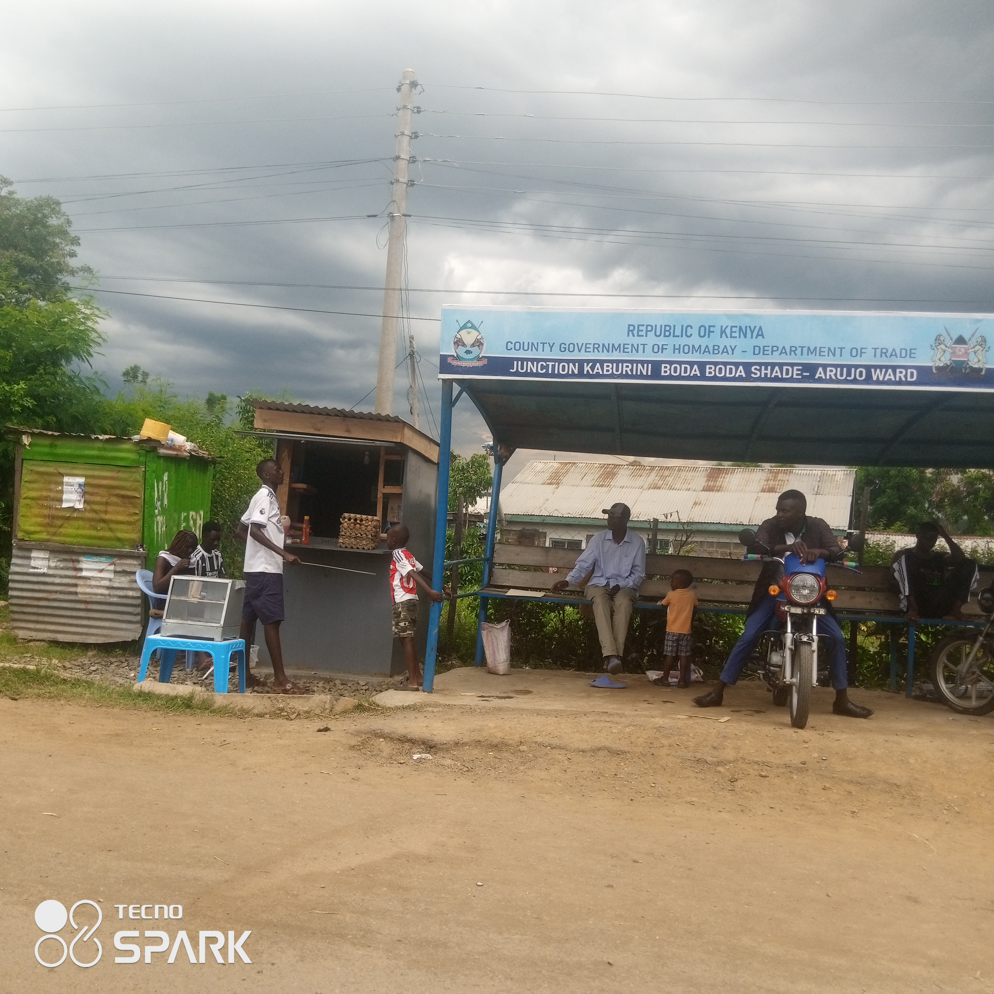 Junction kaburini bodaboda shade