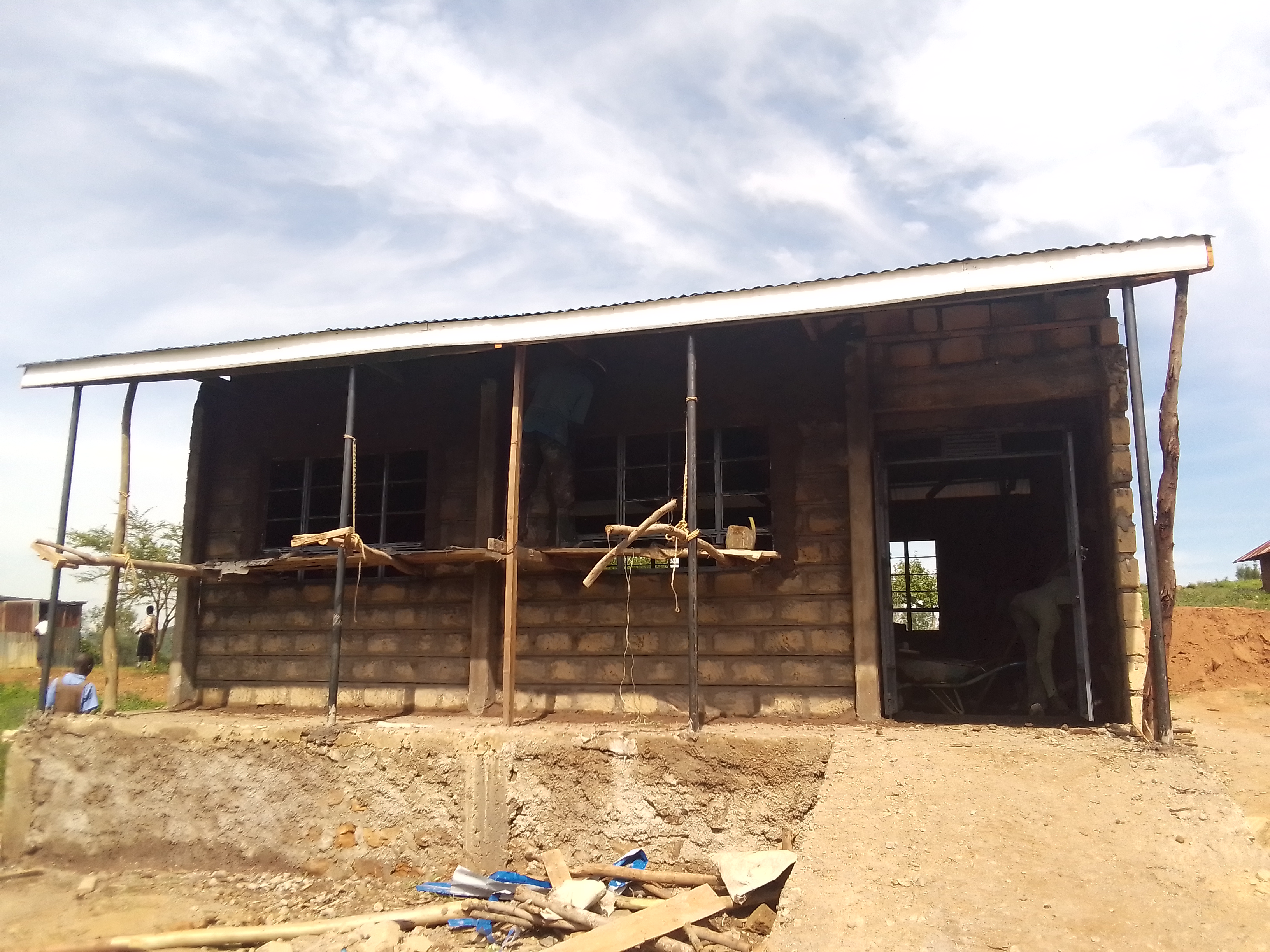 Maugo EYE classroom construction