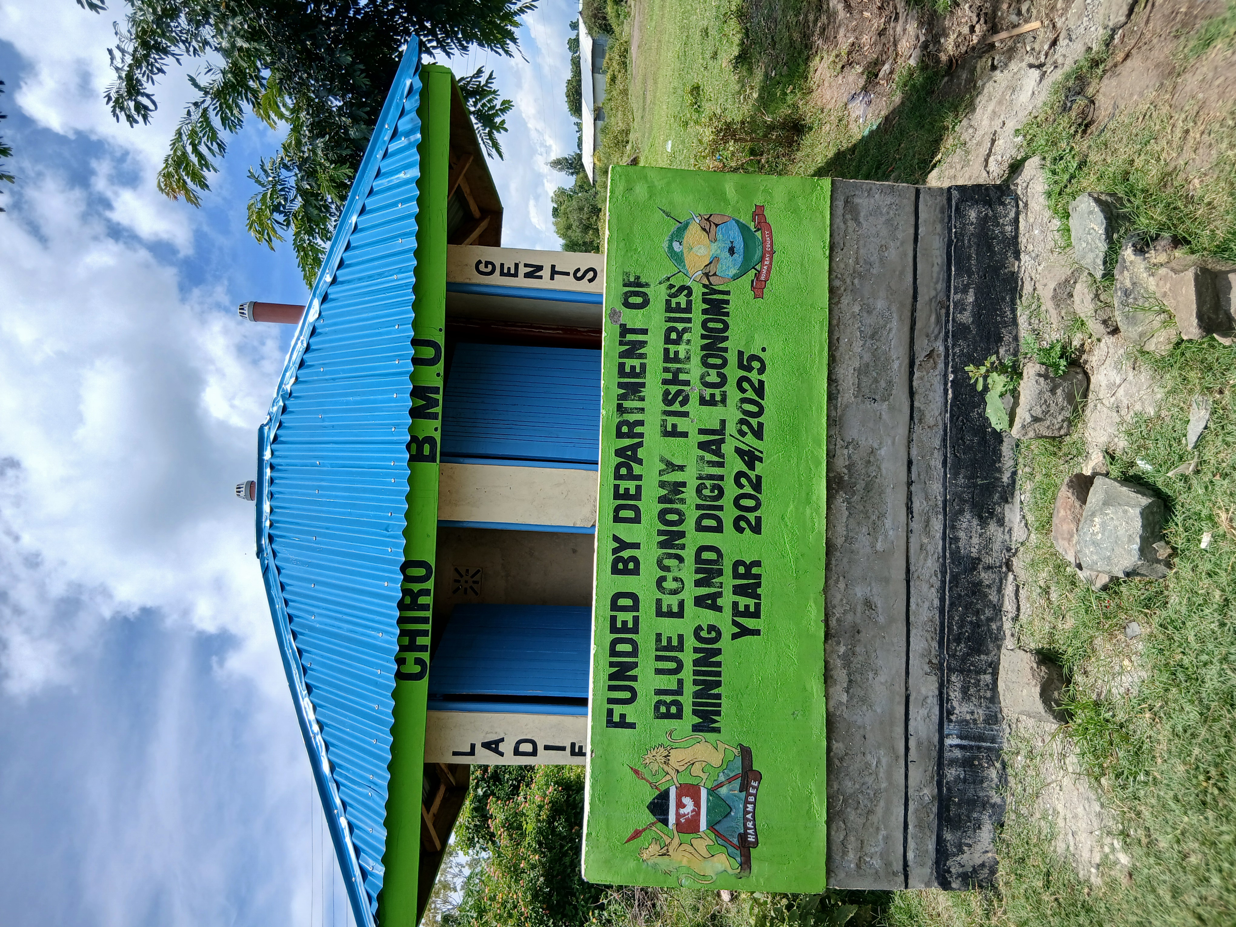 Chiro beach pit latrine