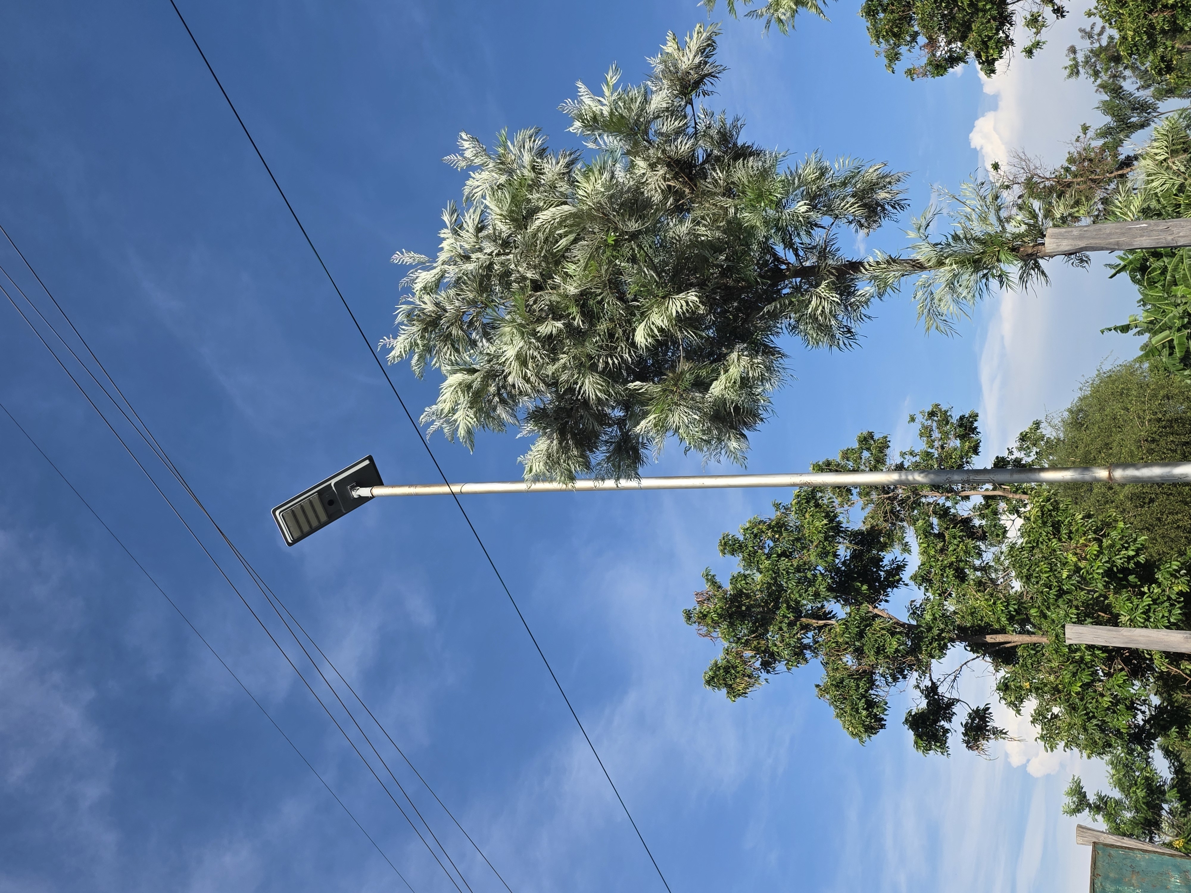 INSTALATION OF SOLAR LIGHT NYAOGA JUNCTION