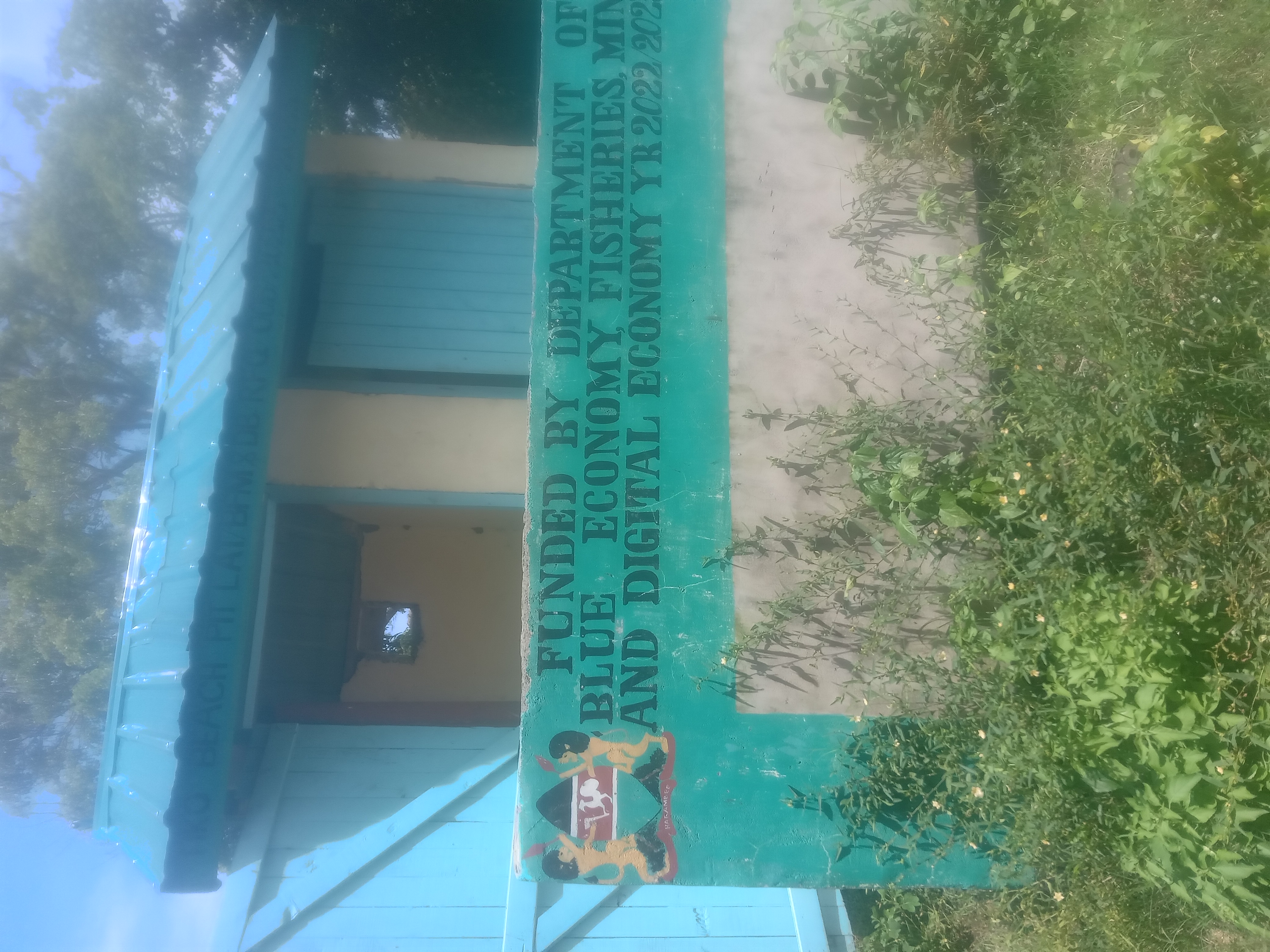 Tiko Pit Latrine in Tiko Beach in Mfangano Ward, Suba Sub-County