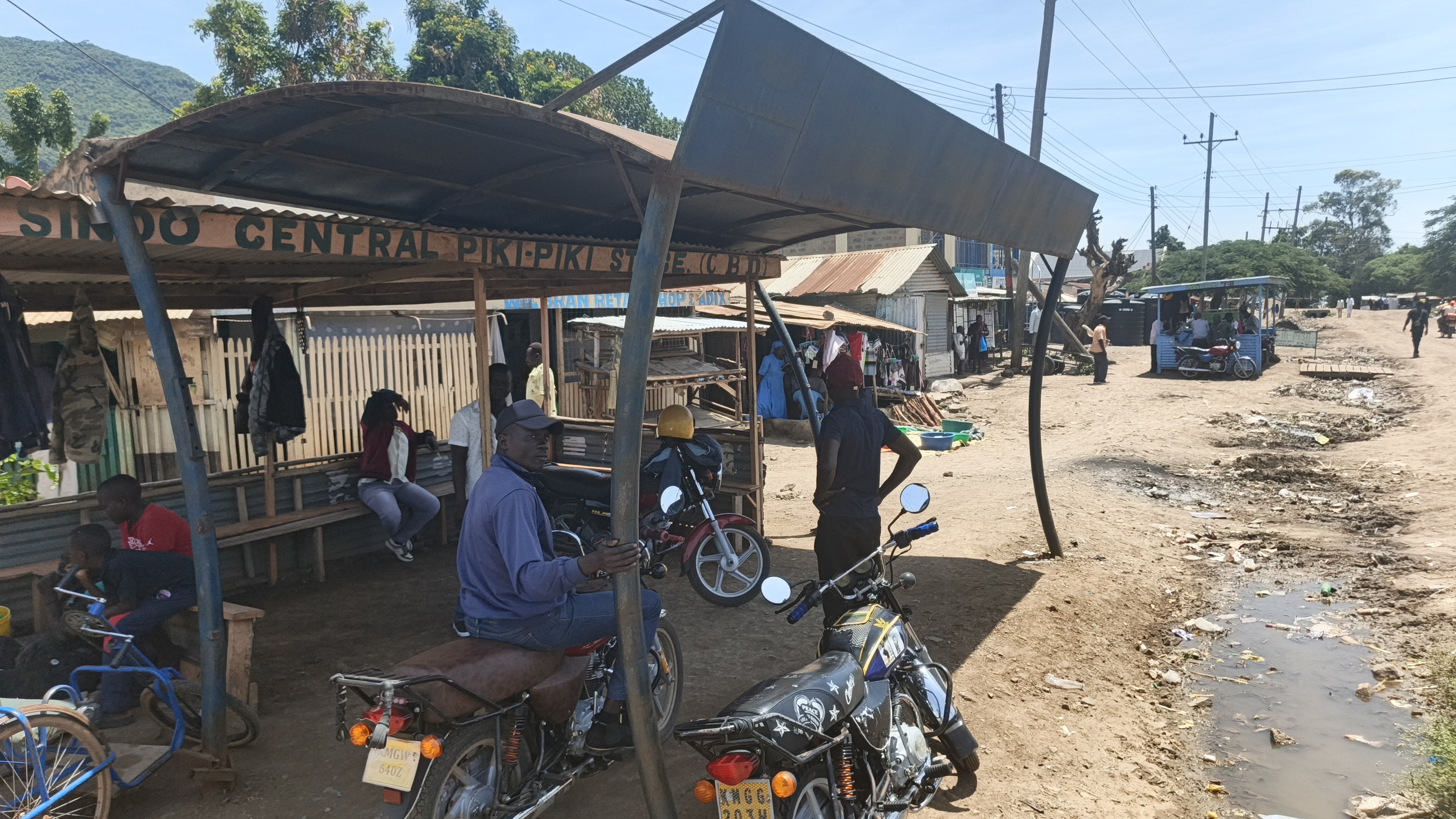 Sindo central bodaboda shade