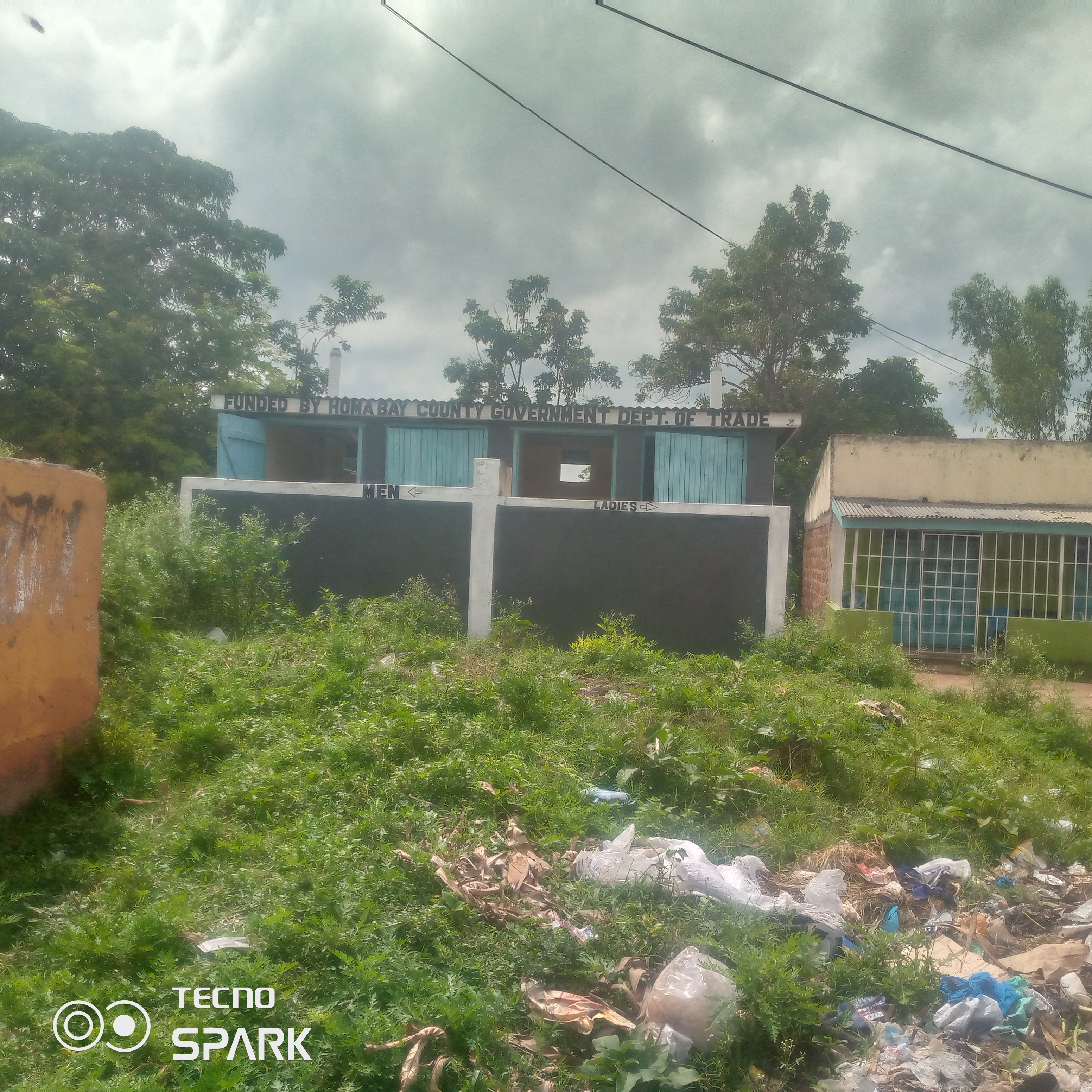 Omboga market toilet