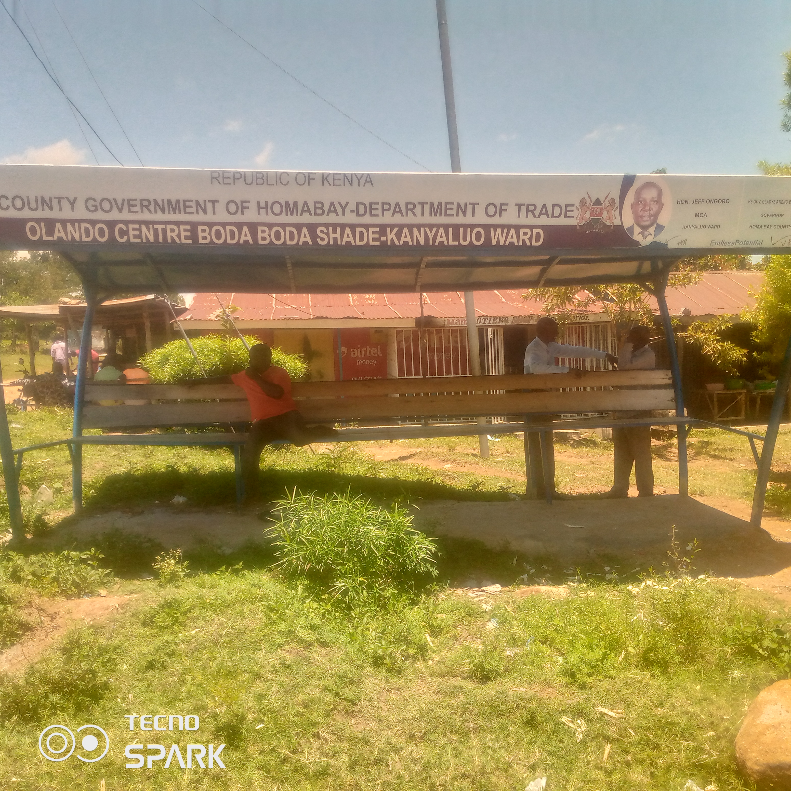 Olando market boda boda shade