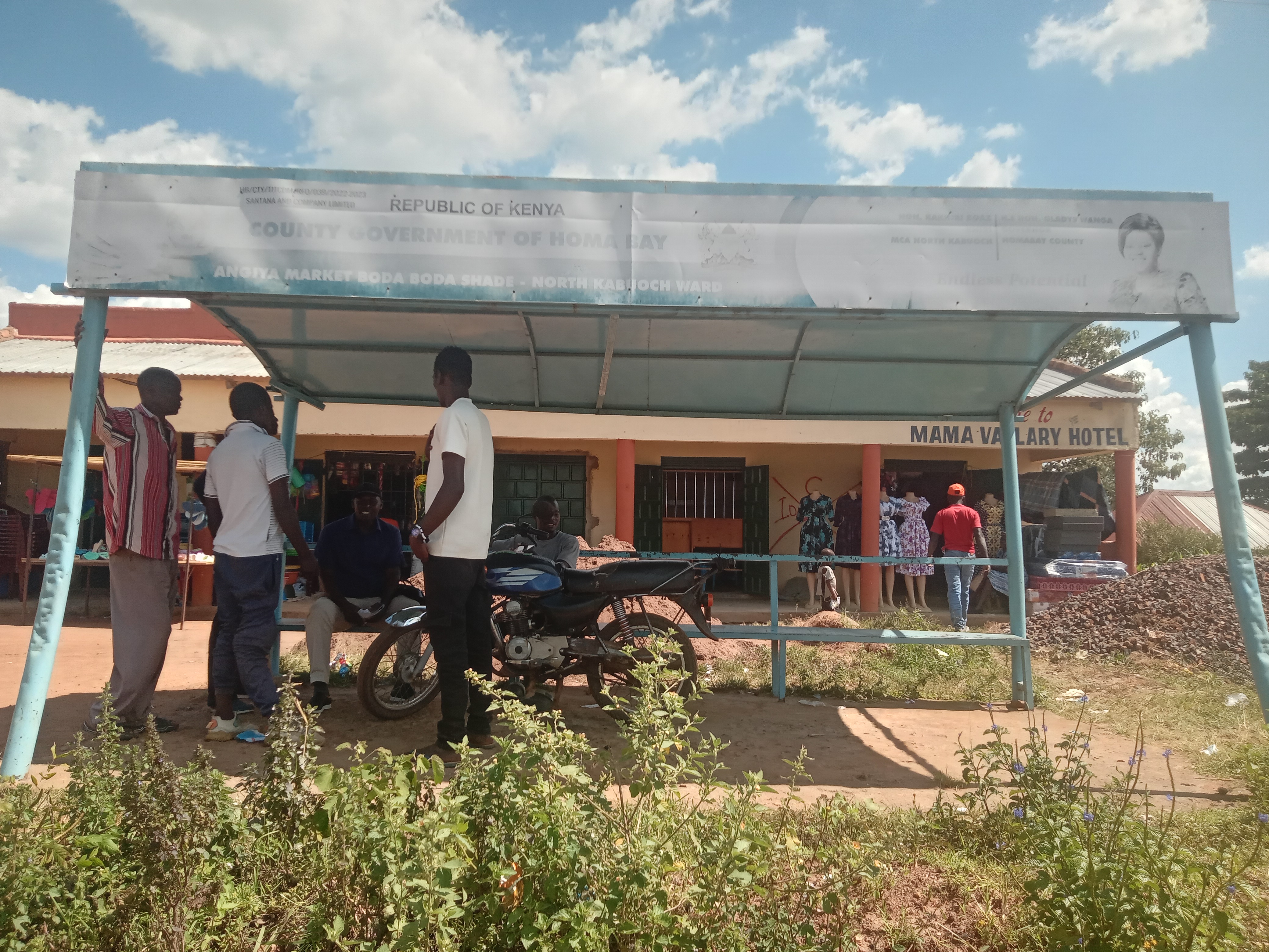 Angiya Junction Bodaboda shade