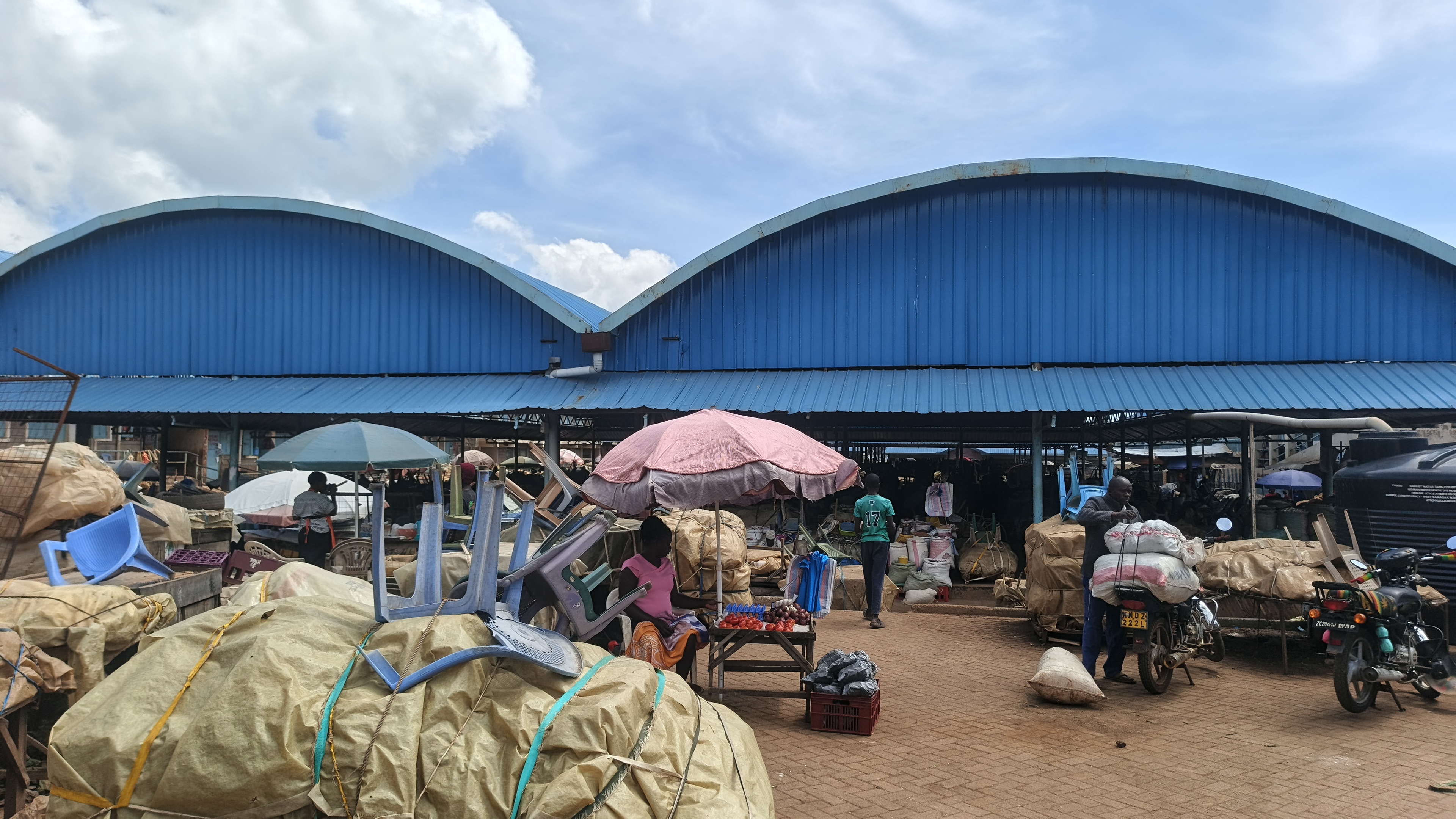 Construction of Oyugis morden market