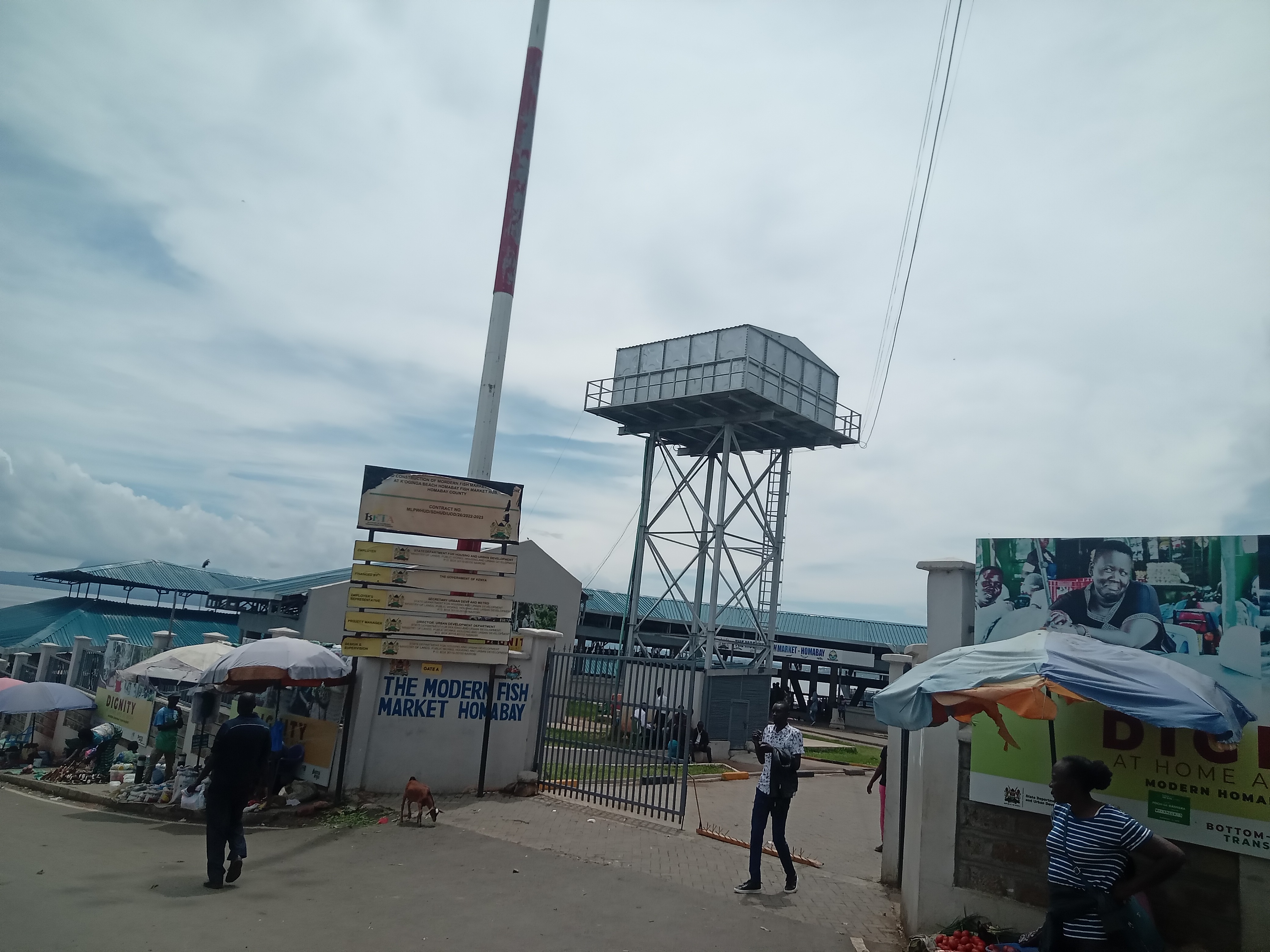 Koginga Fish Market Perimeter Wall