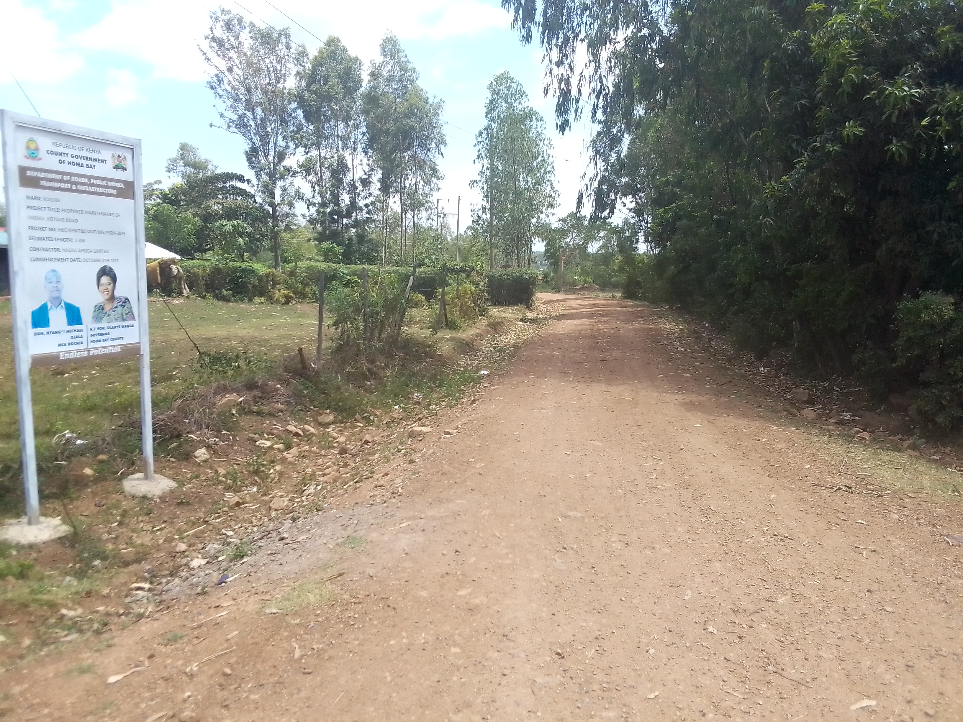 Maintain of Oneno- Koyore road