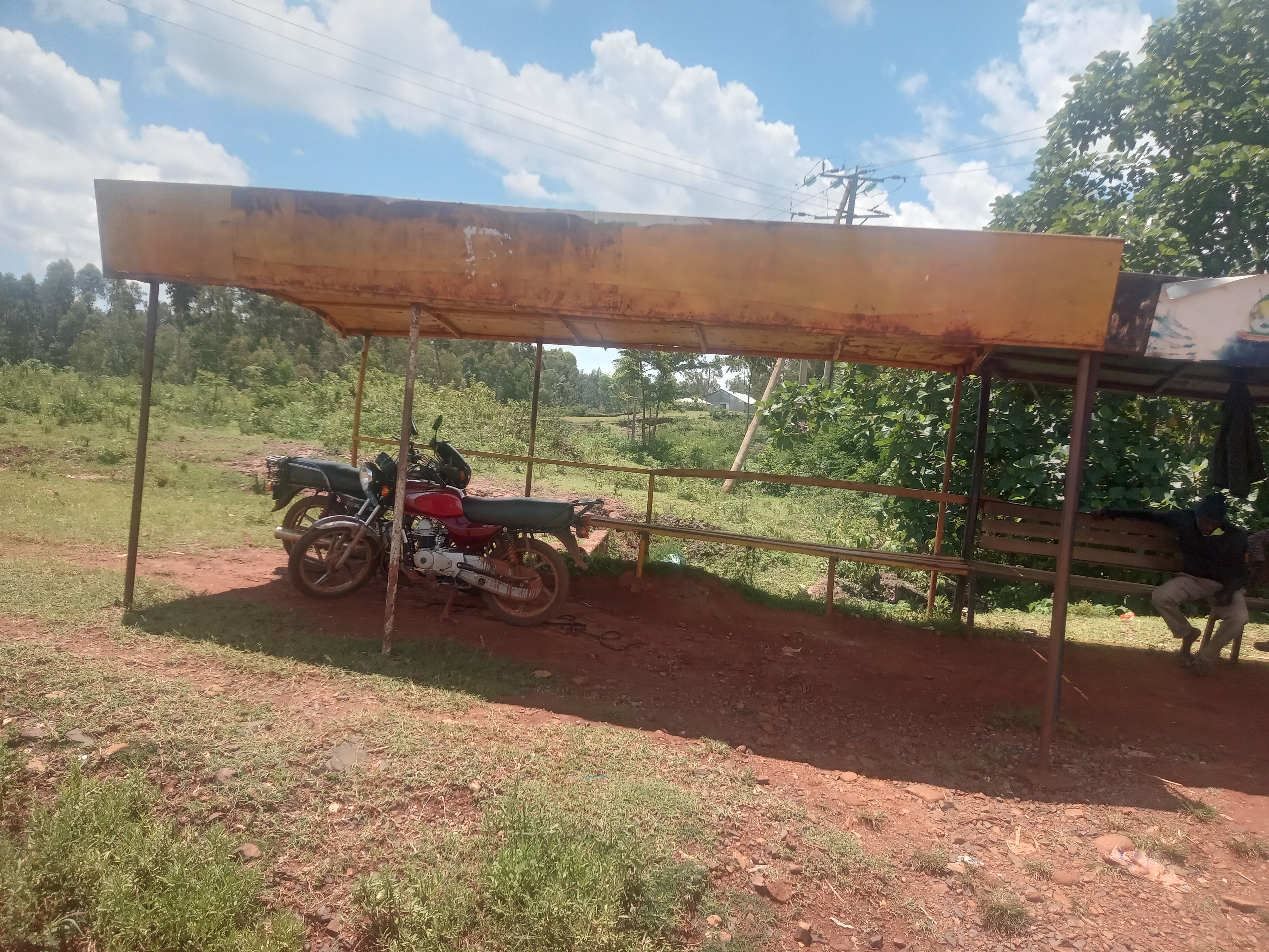 Ringa. Bodaboda shade.