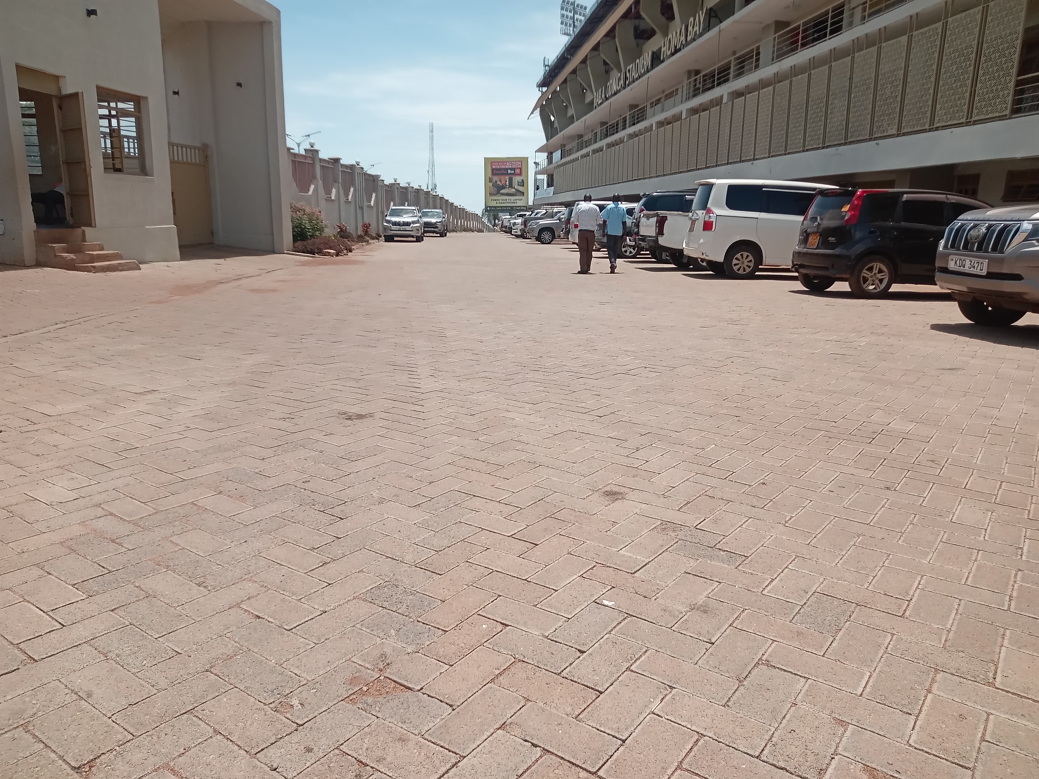 Fixing of Cabros at Raila Odinga Stadium